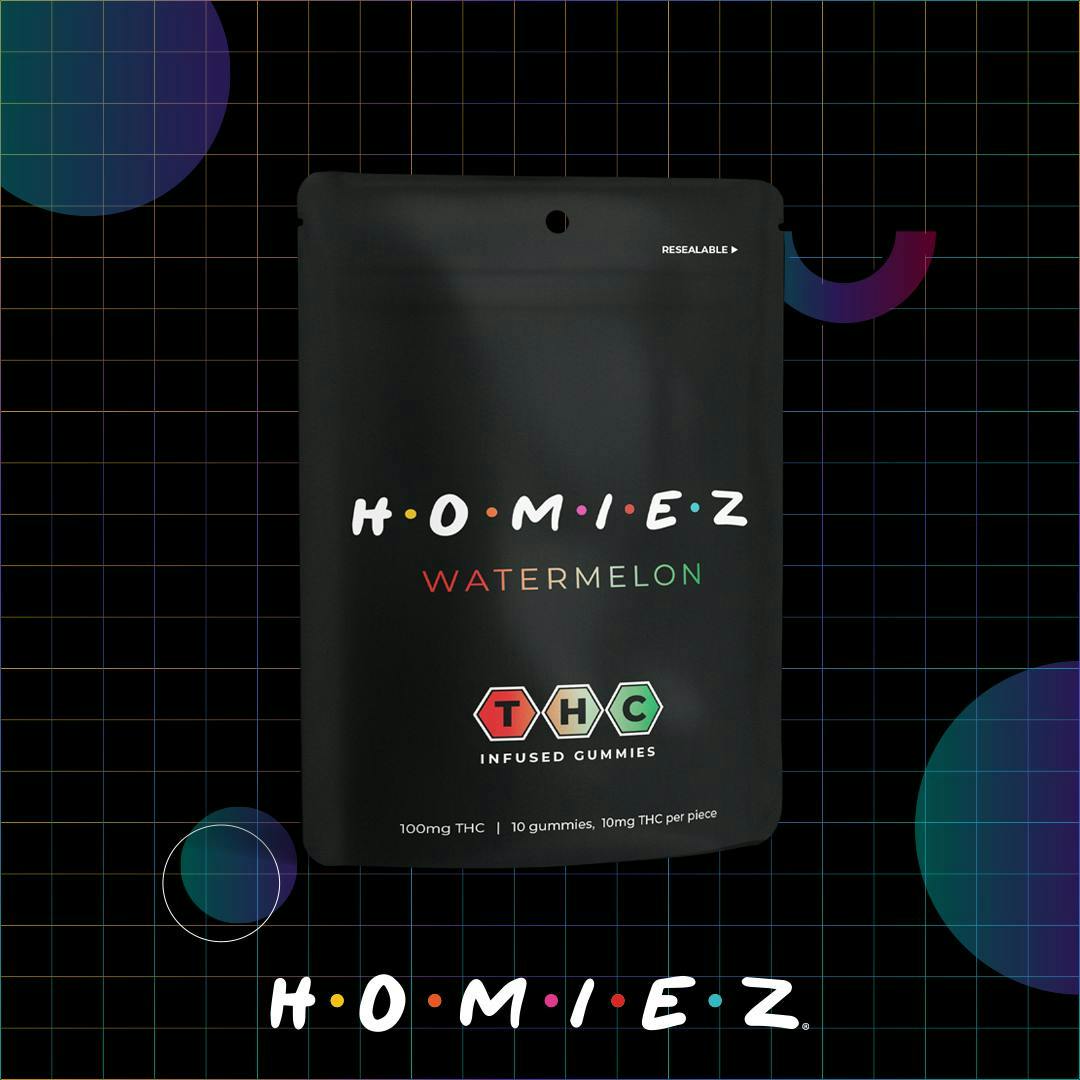 Watermelon • 100MG Gummies • HOMIEZ • MED - image 1