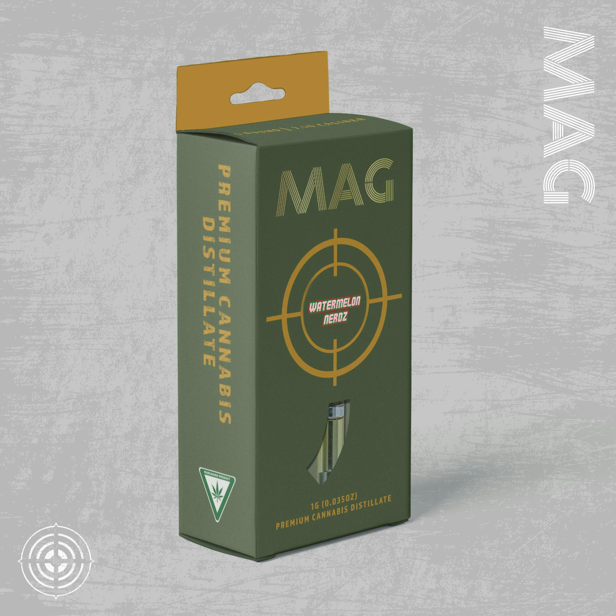 Watermelon Nerdz | 1G Cartridge | MAG | MED - image 1