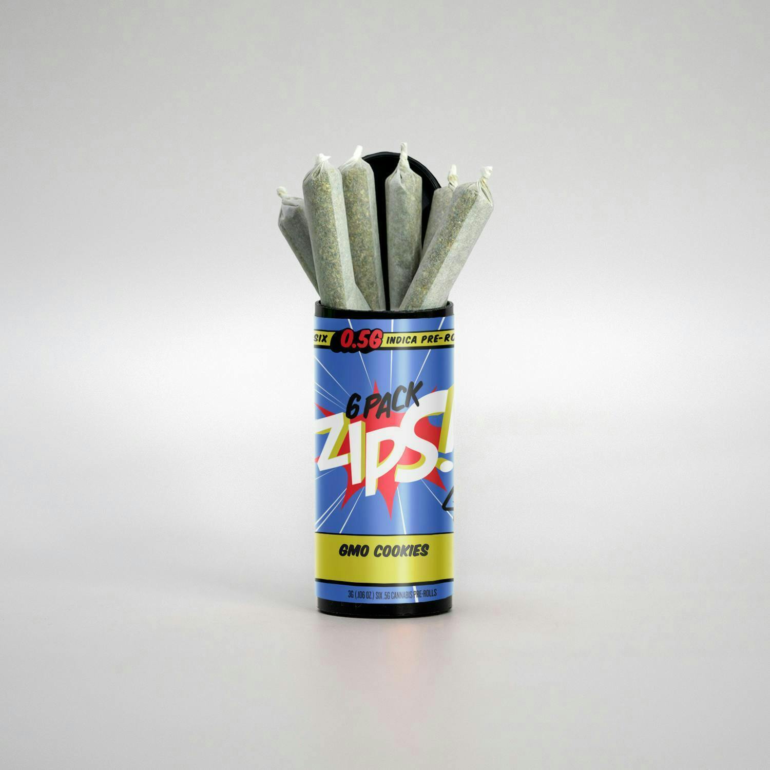 GMO Cookies 0.5G 6 Pack Preroll - image 1