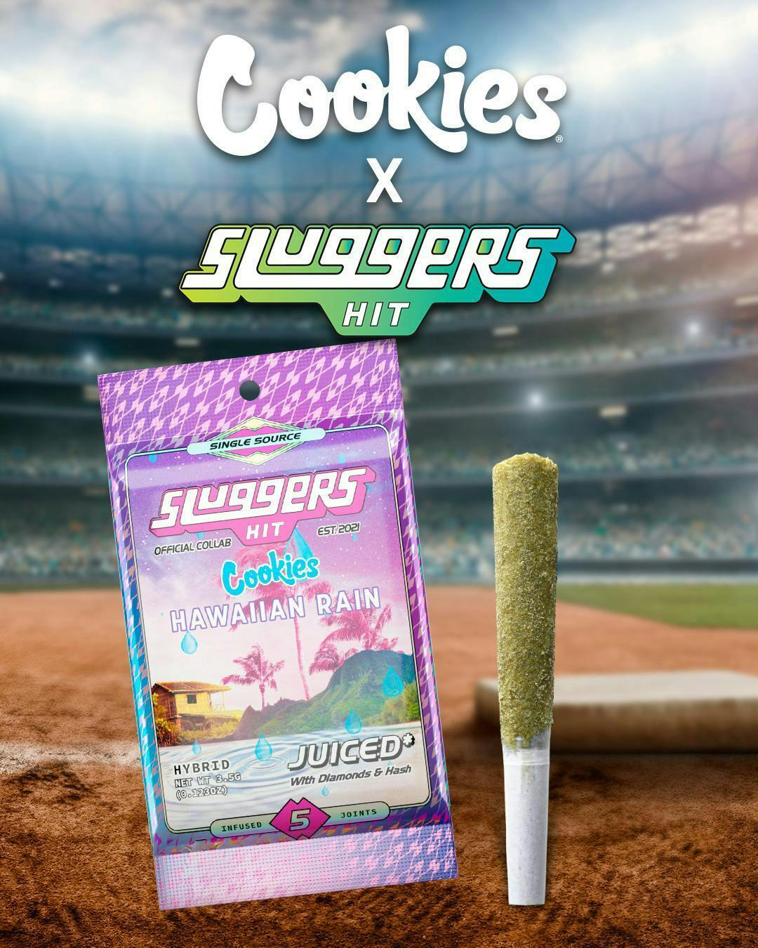 Cookies x Sluggers - 5pk Pre Rolls - Adios Mother Fucker - image 1