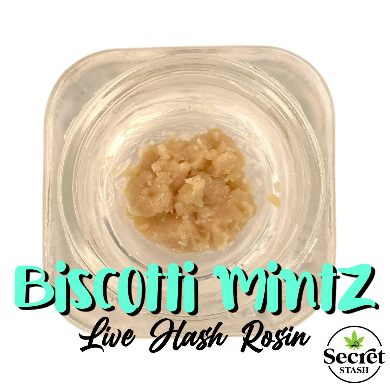 Live Hash Rosin - Biscotti Mintz - 1g - image 1