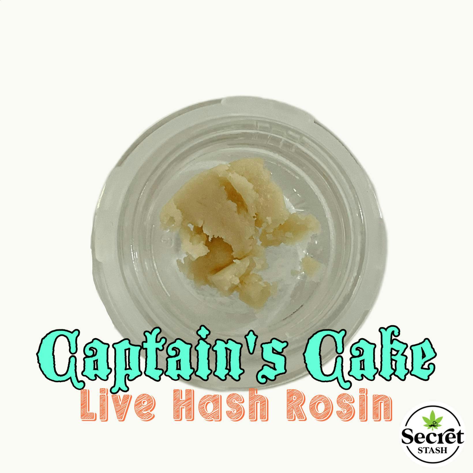 Live Hash Rosin - Captain's Cake - 1g - image 1