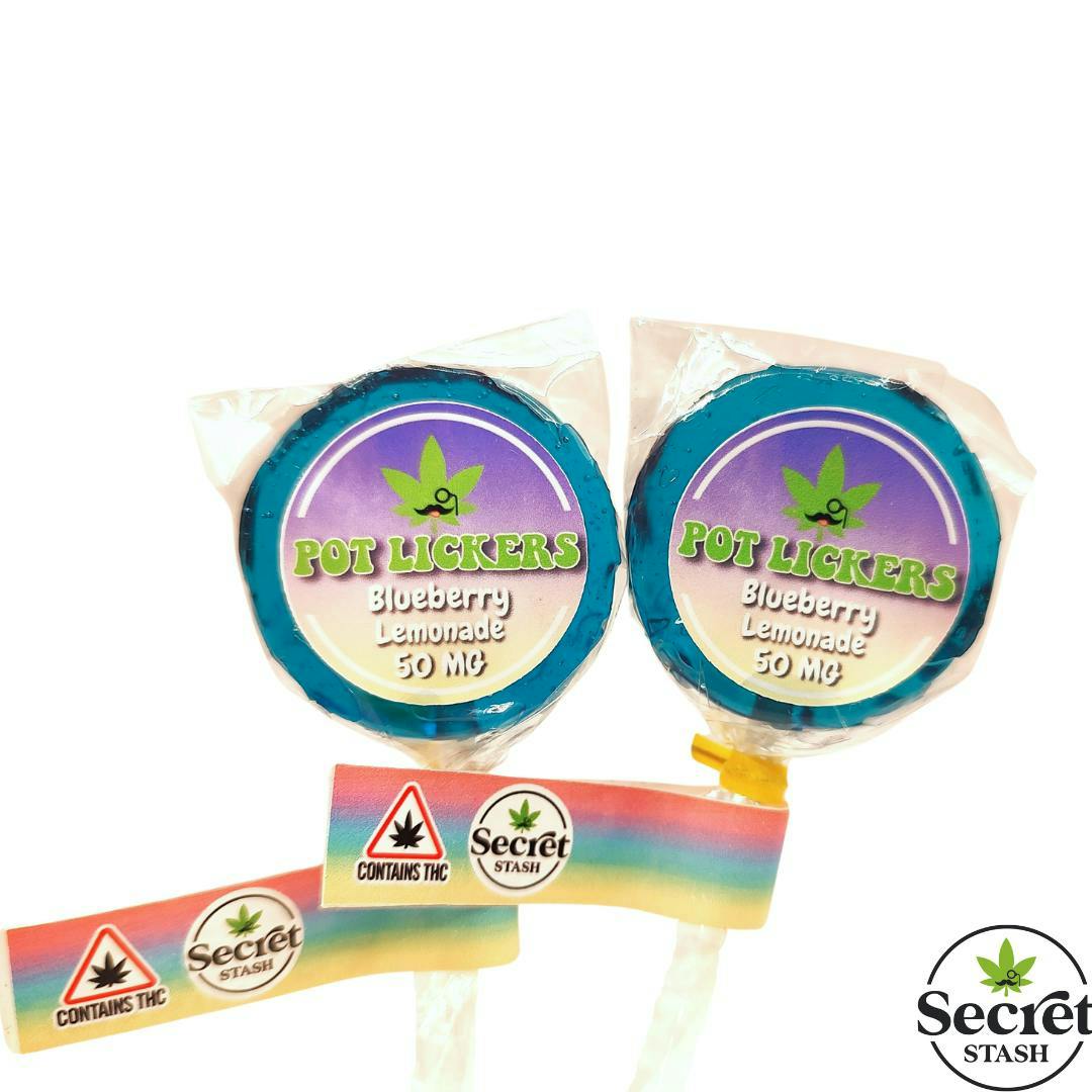 Secret Stash - Pot Lickers - Blueberry Lemonade - 50mg - image 1