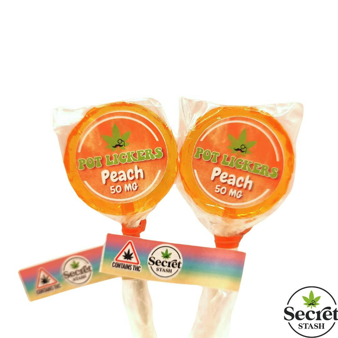 Secret Stash - Pot Lickers - Peach - 50mg - image 1