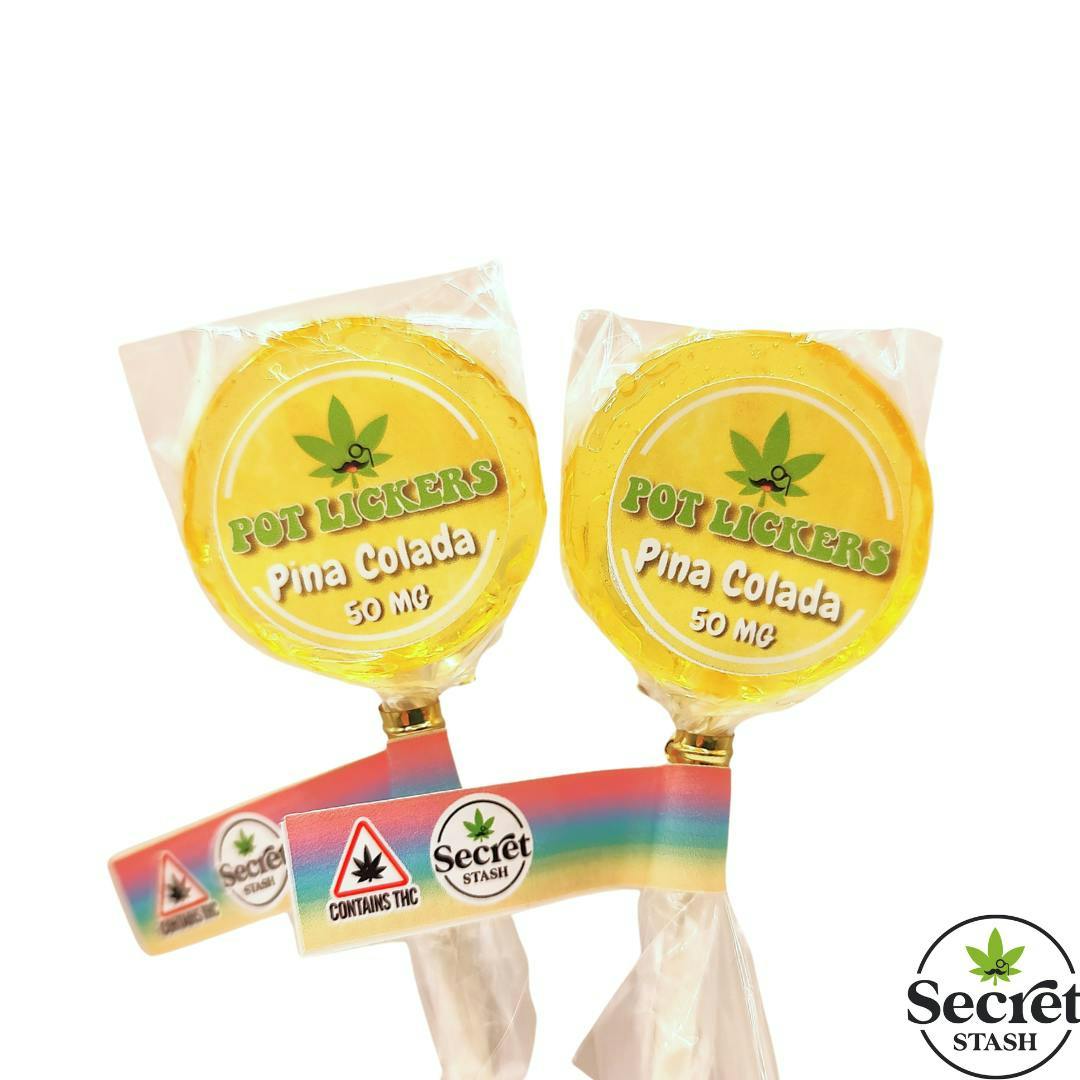 Secret Stash - Pot Lickers - Pina Colada - 50mg - image 1