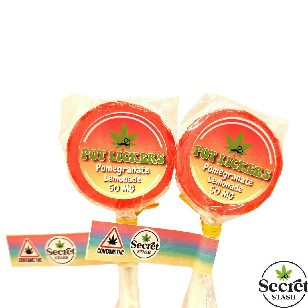 Secret Stash - Pot Lickers - Pomegranate Lemonade - 50mg - image 1