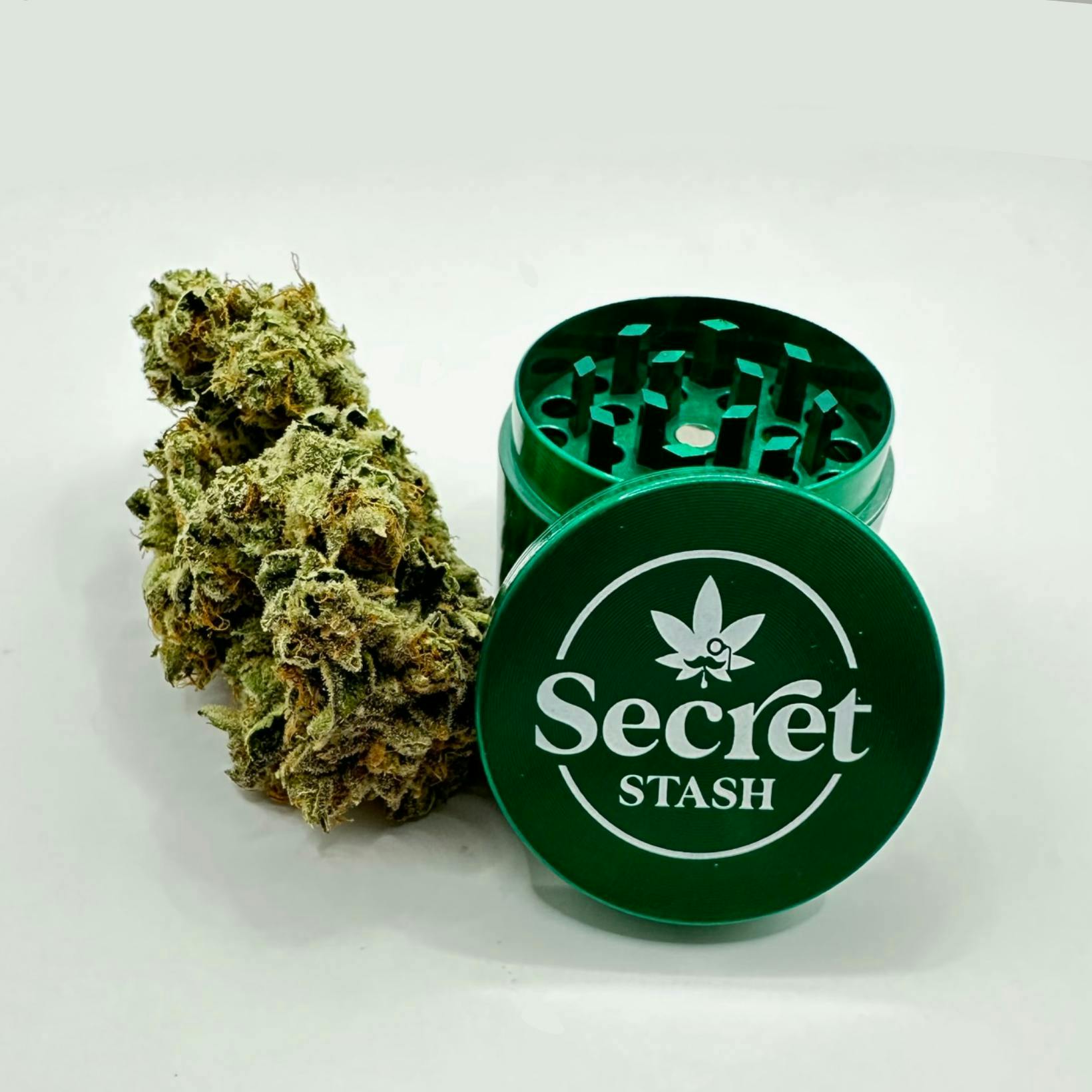 Secret Stash - Small Metal Grinder - Green - image 1