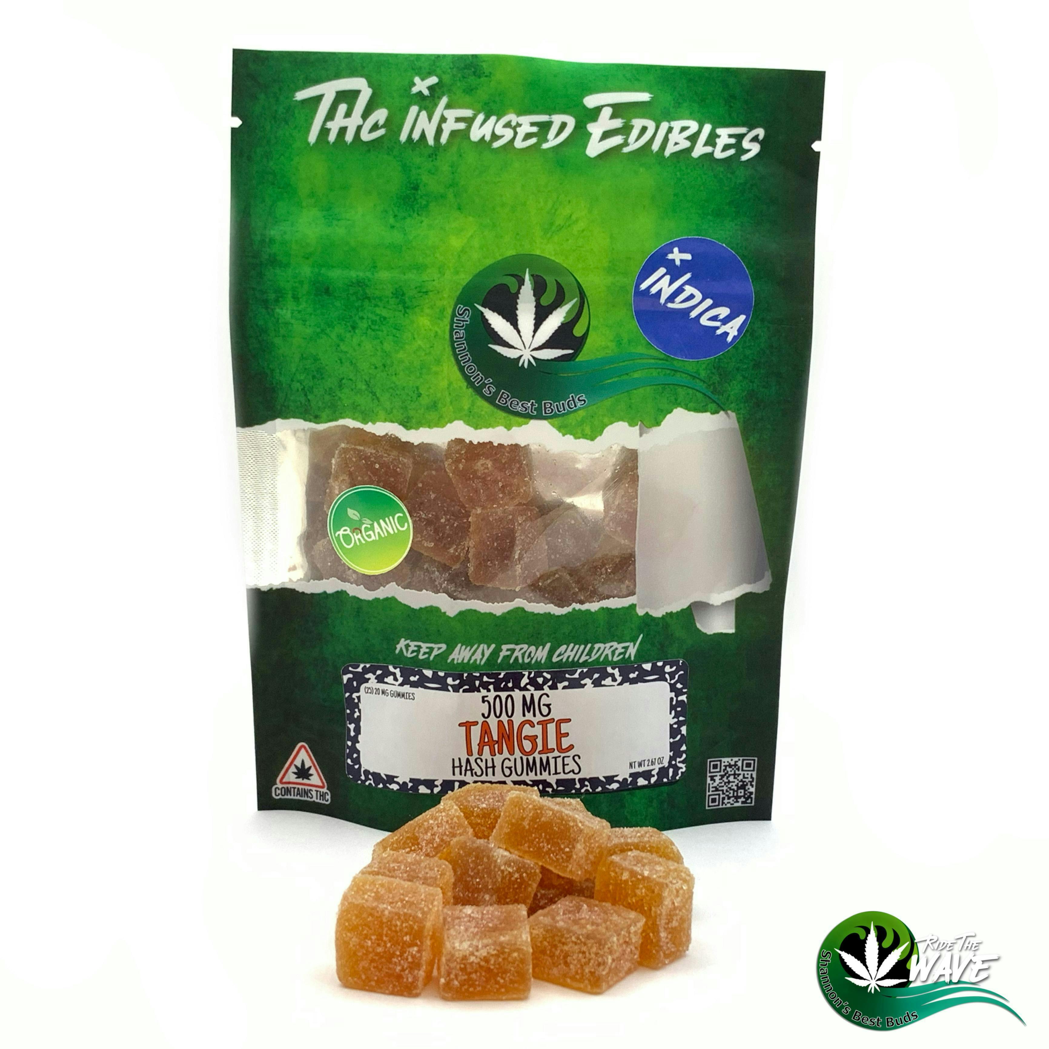Shannon’s Hash Gummies - Tangie - Indica - 500mg - image 1