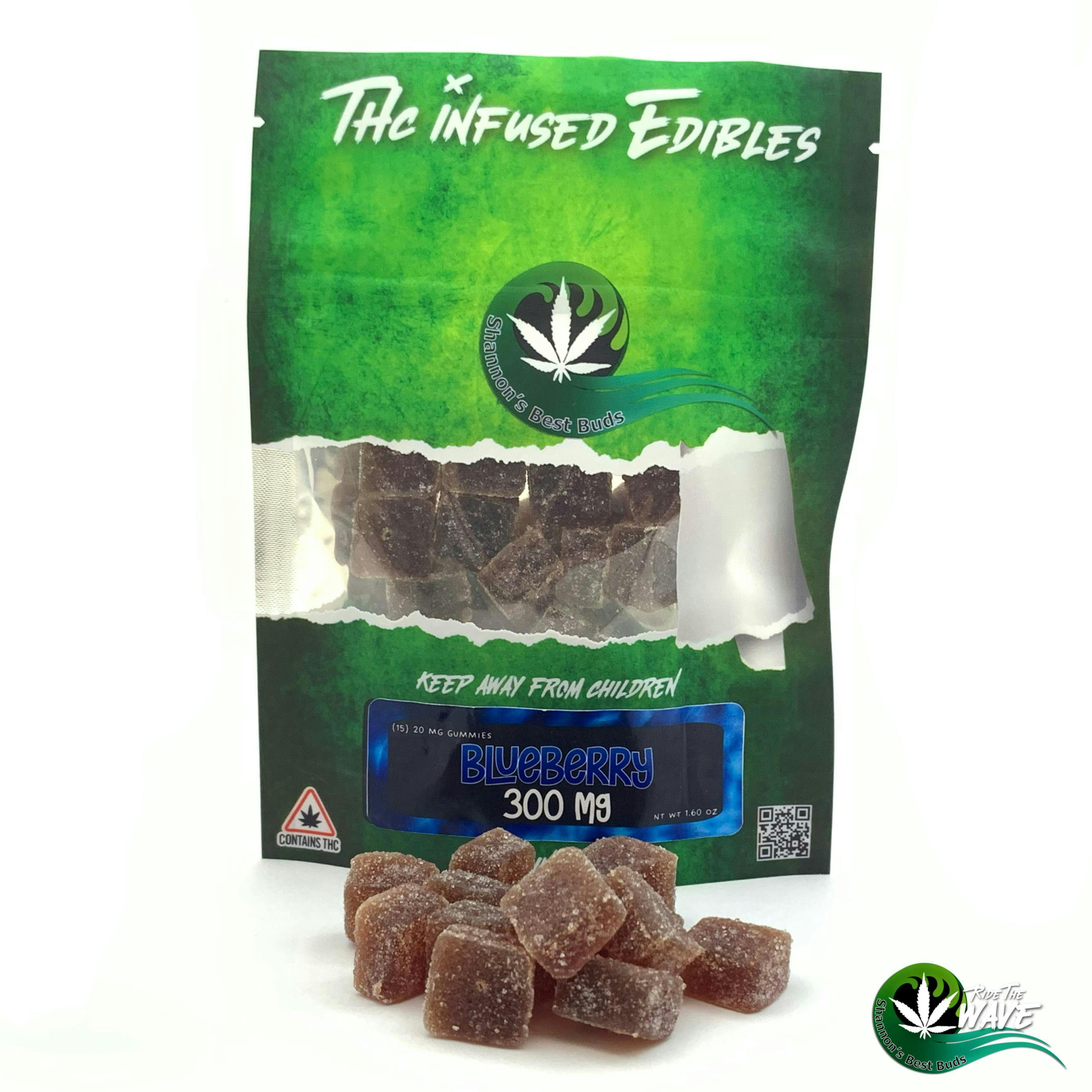 Shannon’s THC Gummies - Blueberry - 300mg - image 1