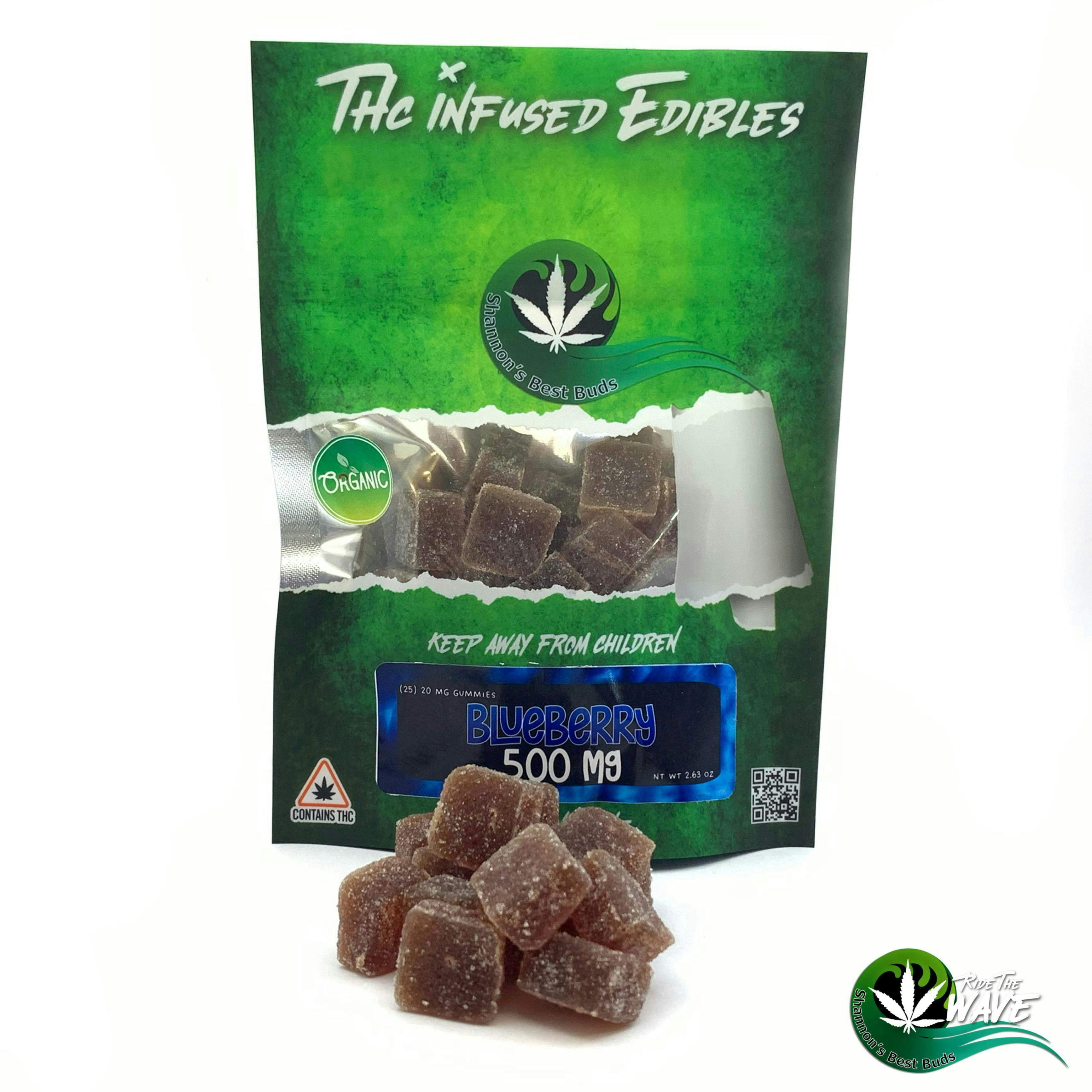 Shannon’s THC Gummies - Blueberry - 500mg - image 1