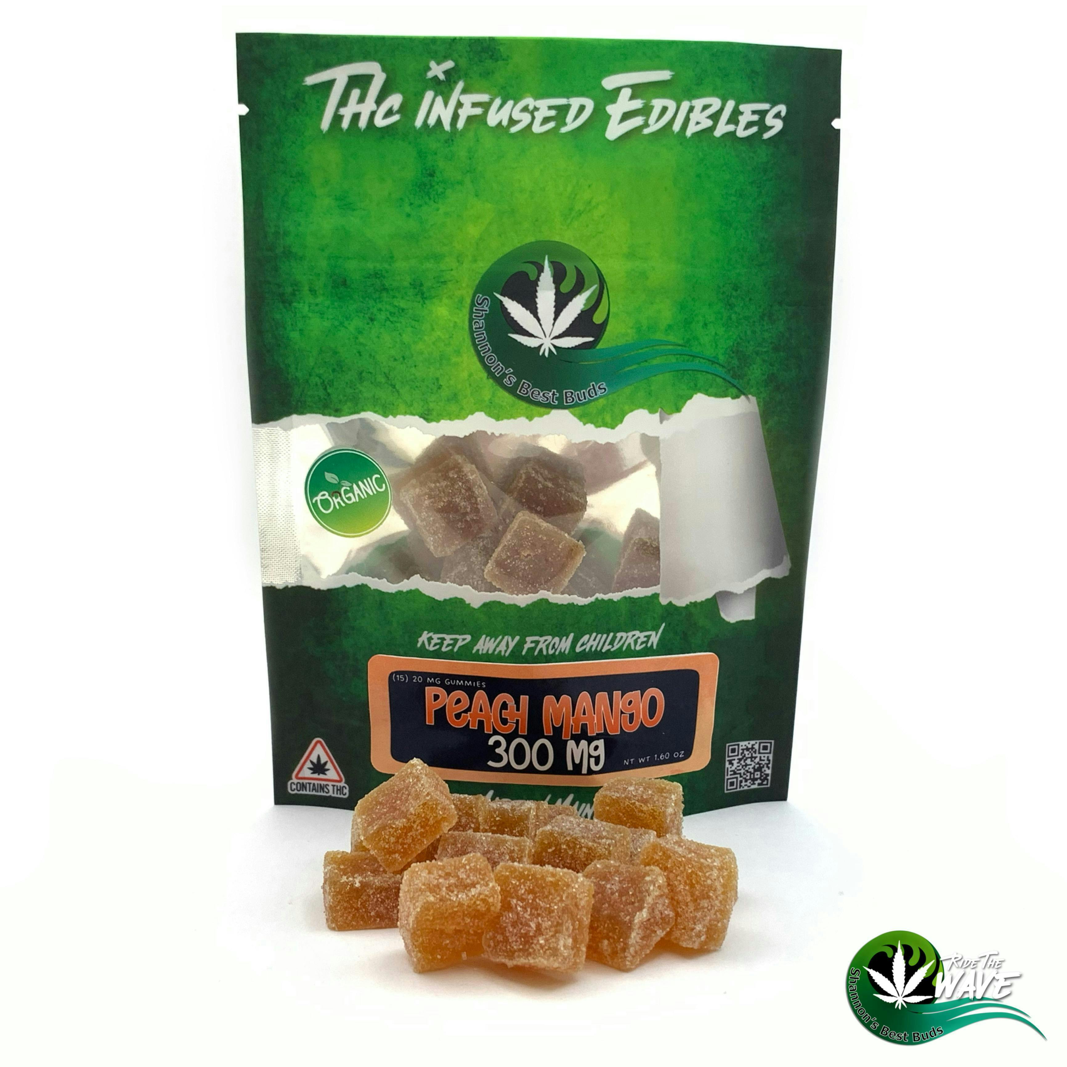 Shannon’s THC Gummies - Peach Mango - 300mg - image 1