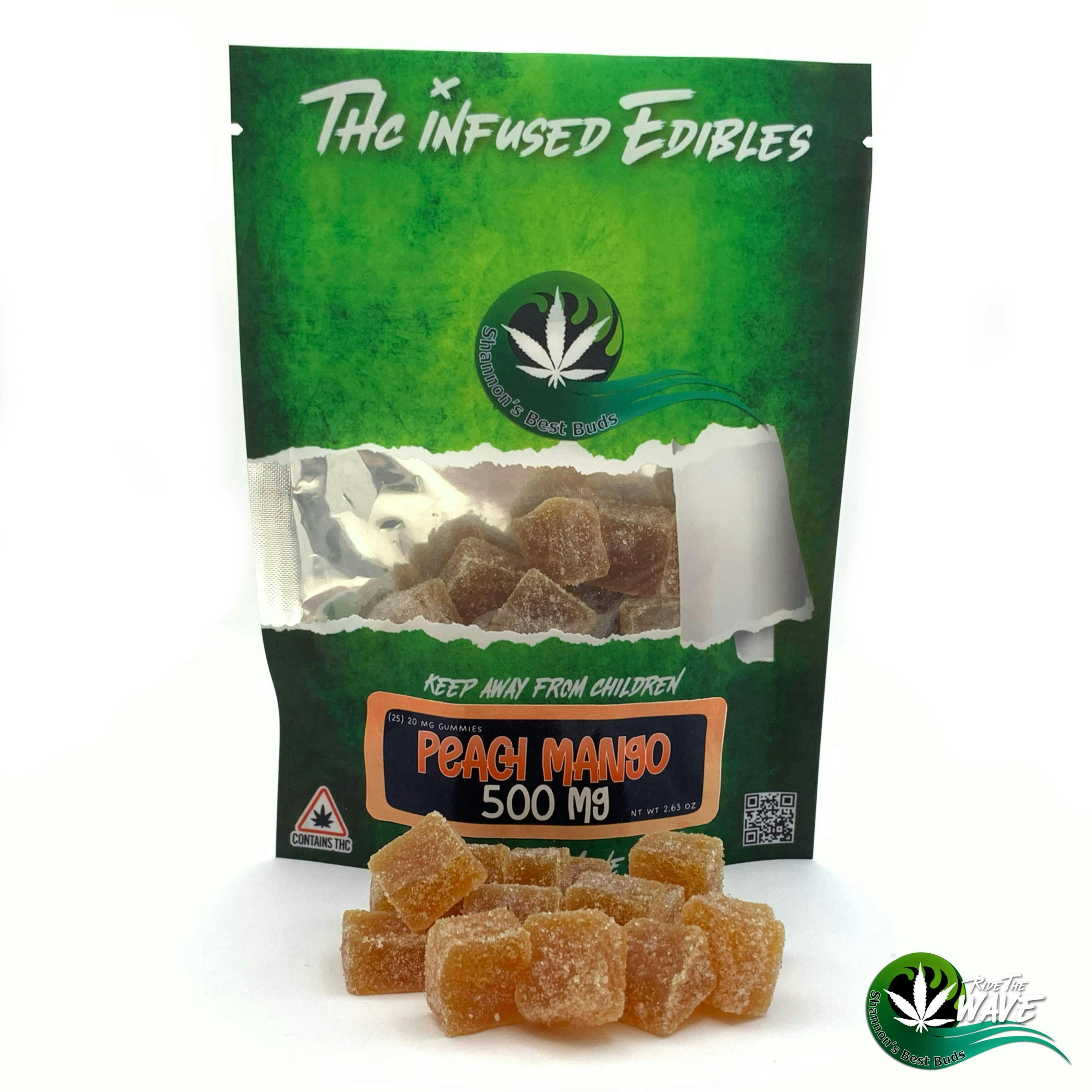 THC Gummies - Peach Mango - 500mg - image 1