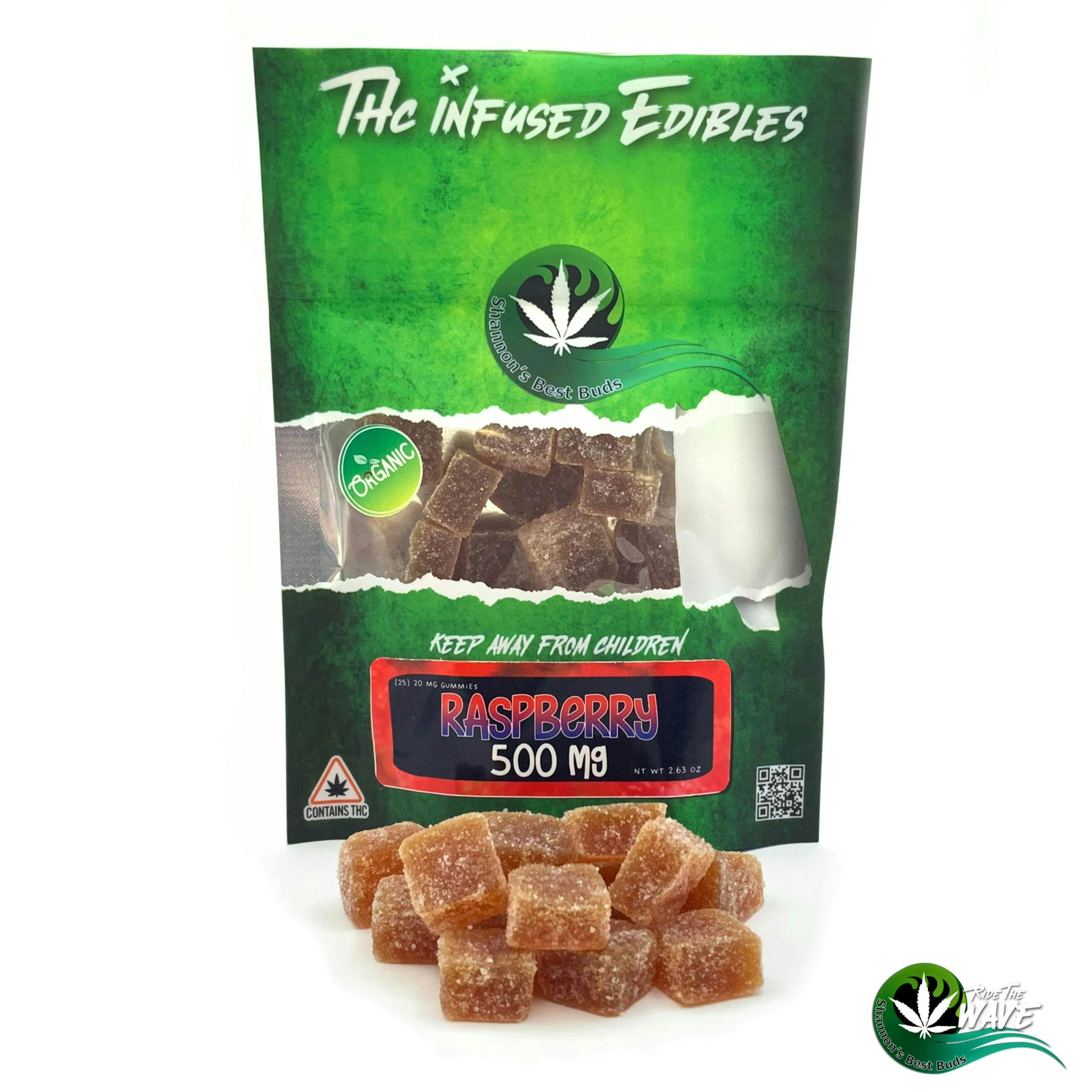 THC Gummies - Raspberry - 500mg - image 1