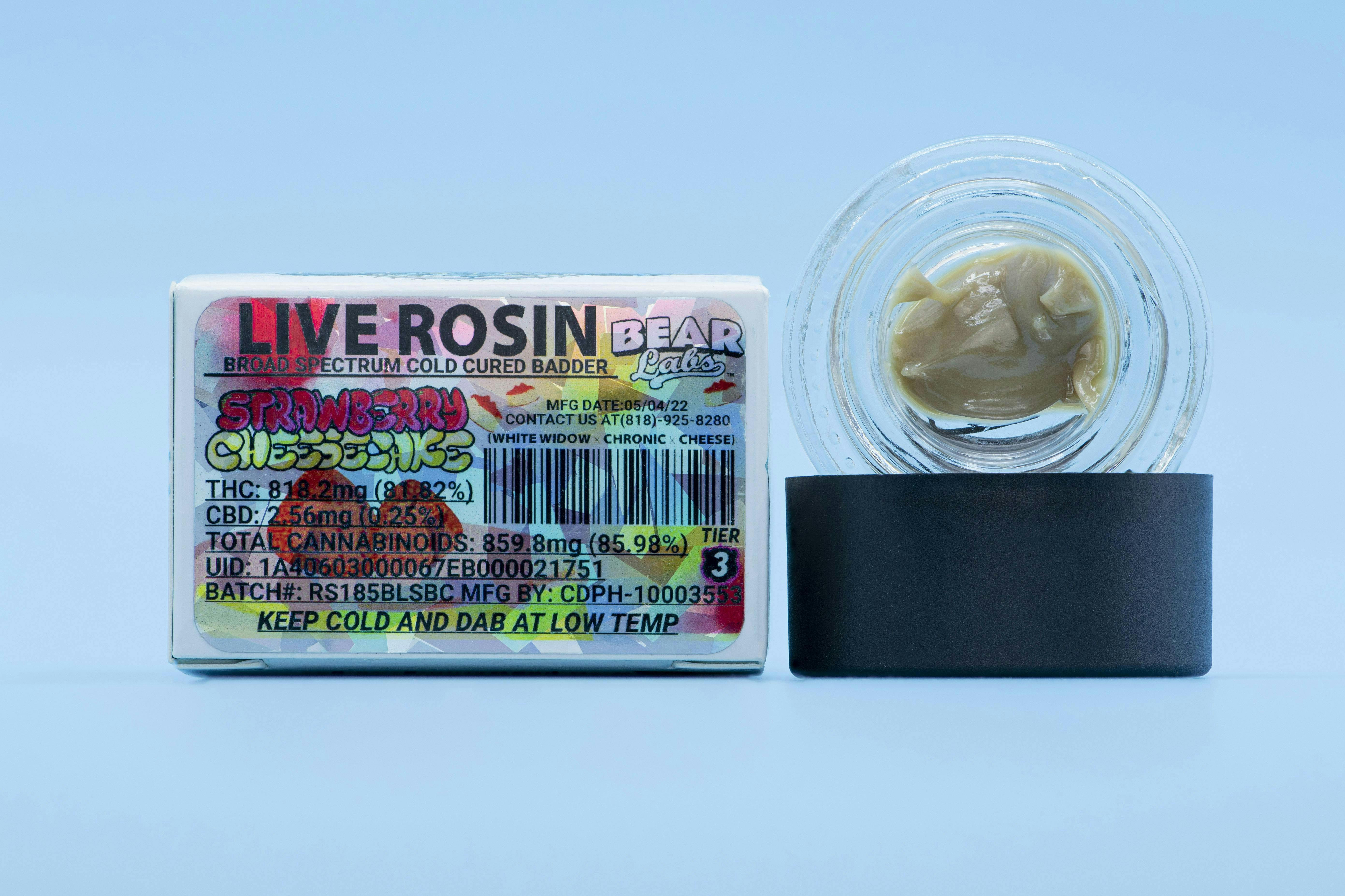 Strawberry Cheesecake T3 Live Rosin - 1g - image 1