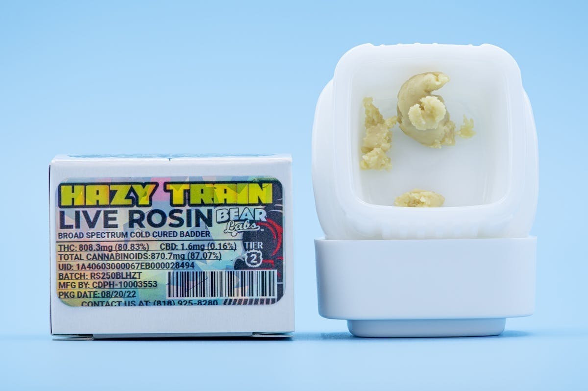 Hazy Train T2 Live Rosin - 1g - image 1