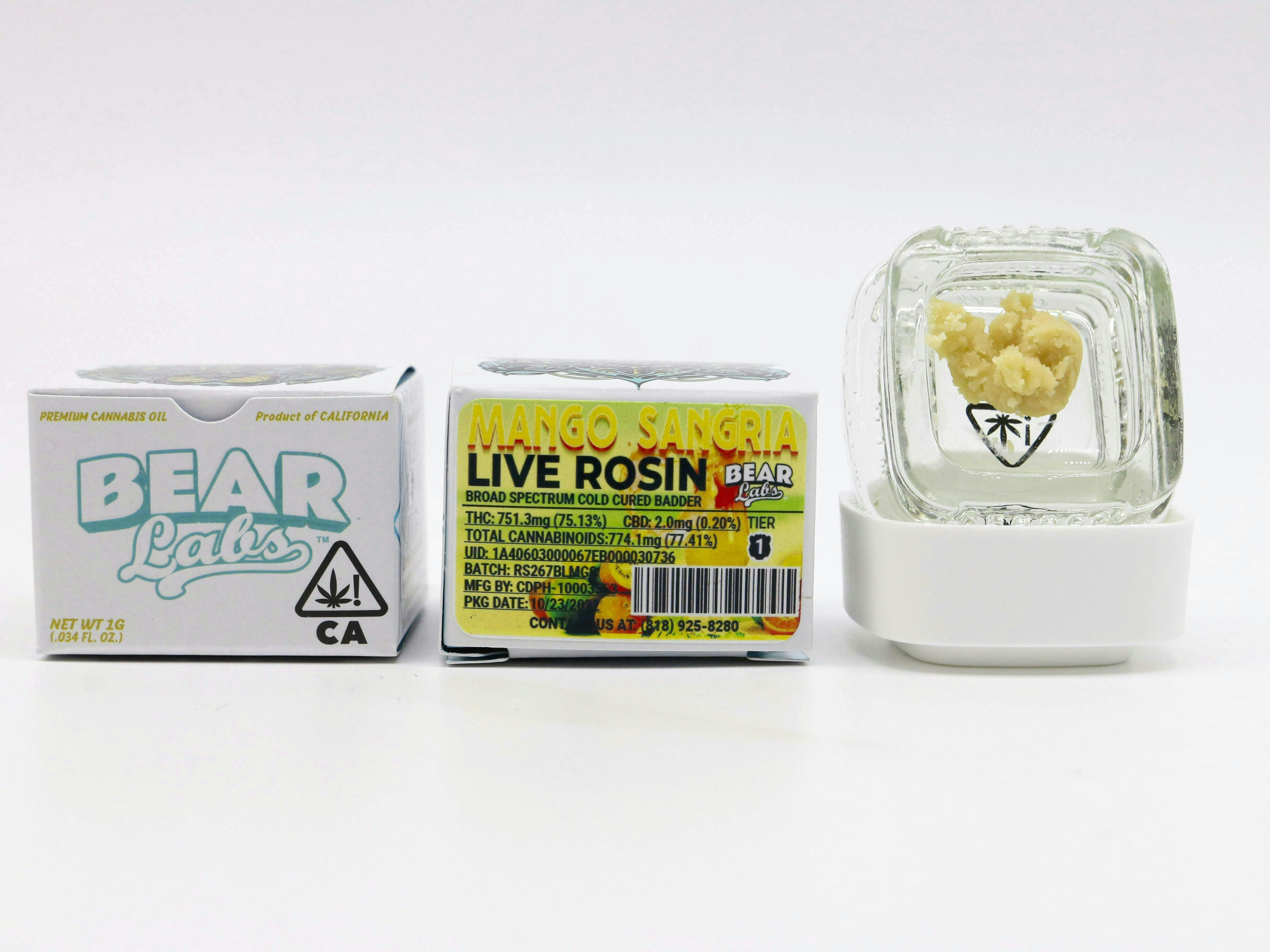Mango Sangria T1 Live Rosin - 1g - image 1