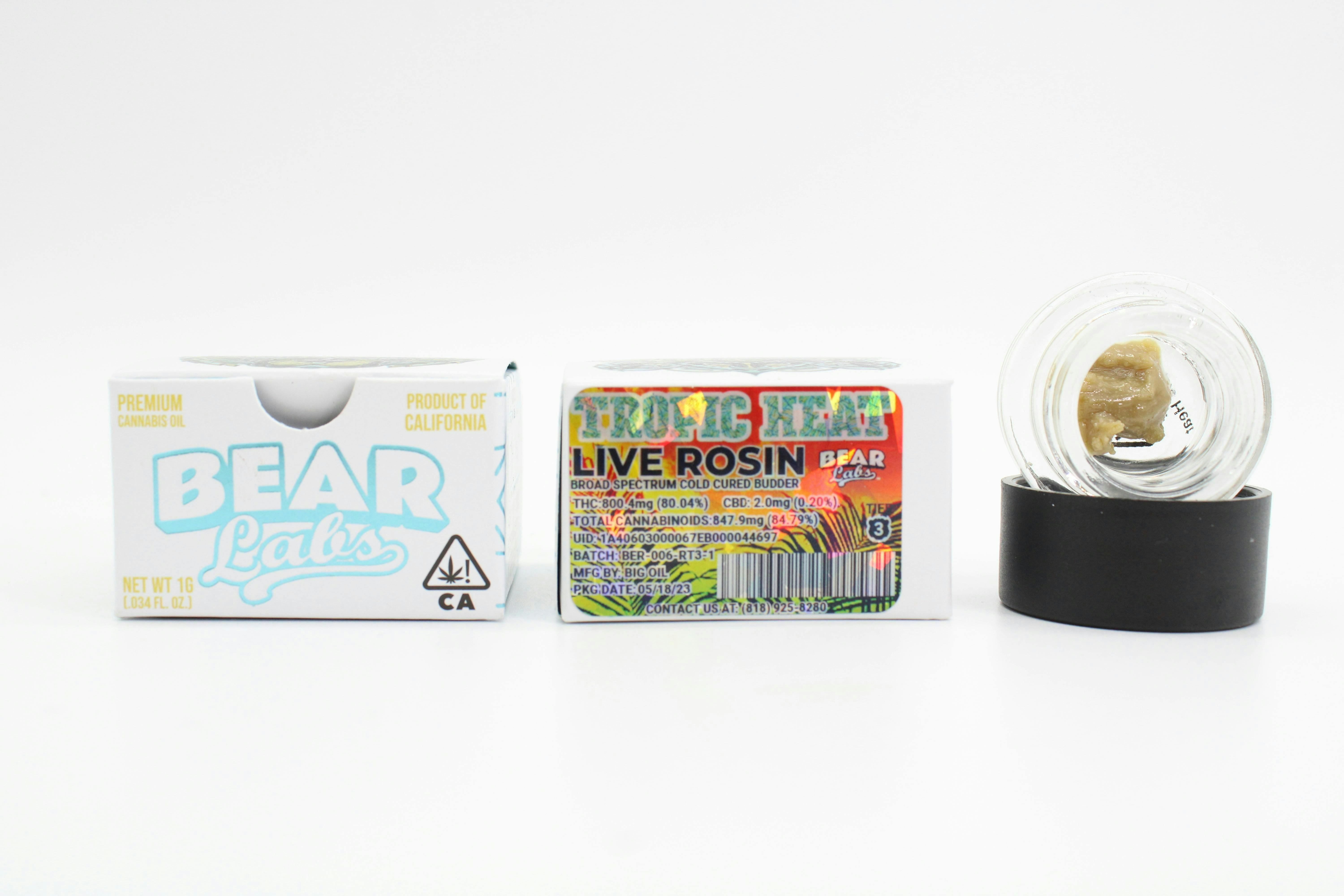 Tropic Heat T3 Live Rosin - 1g - image 1