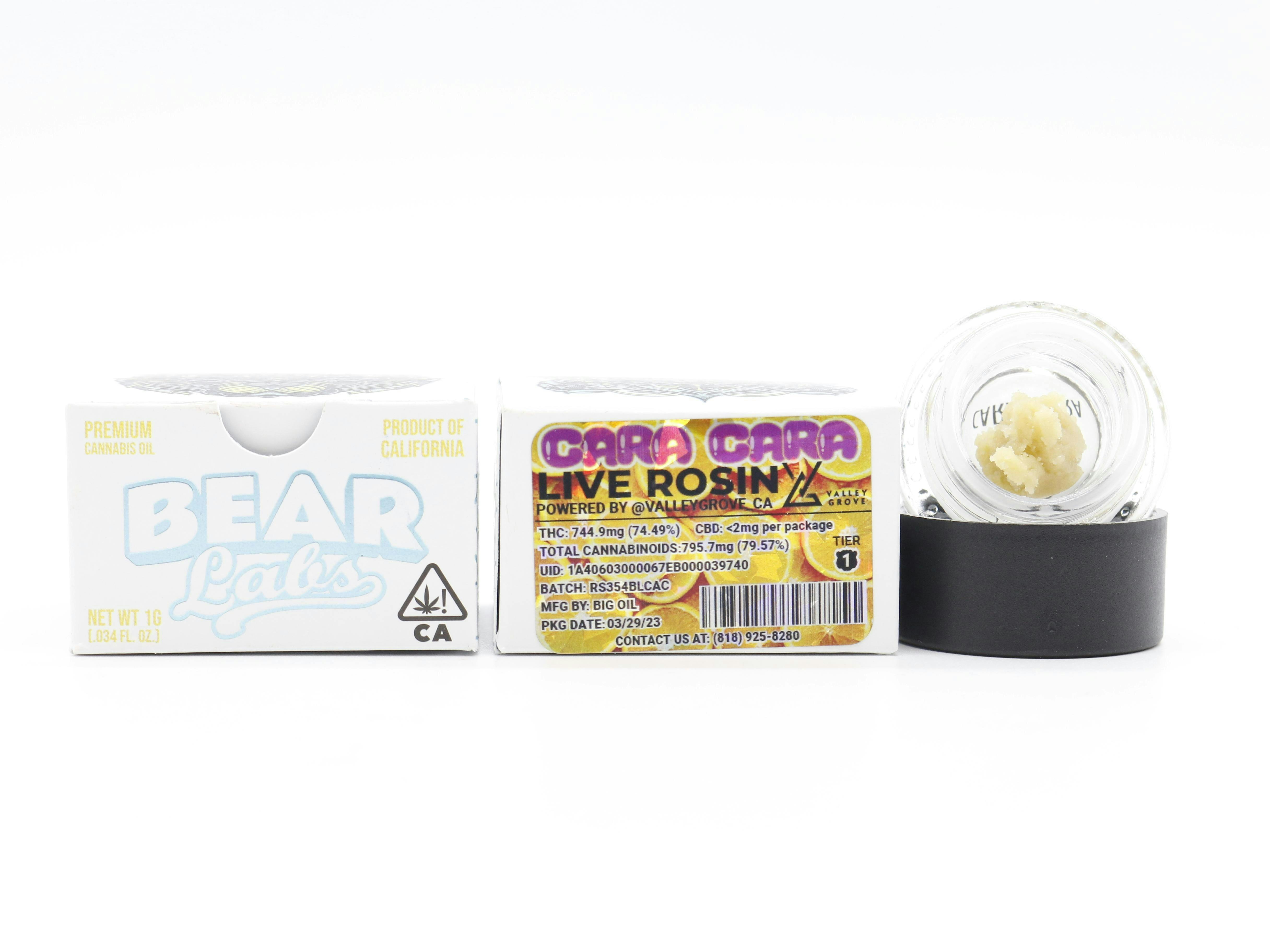 Cara Cara T1 Live Rosin - 1g - image 1