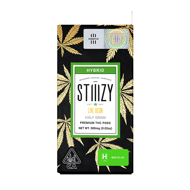 Vape Cartridge - WHITE FIRE OG .5G Live Resin Pod - STIIIZY - image 2