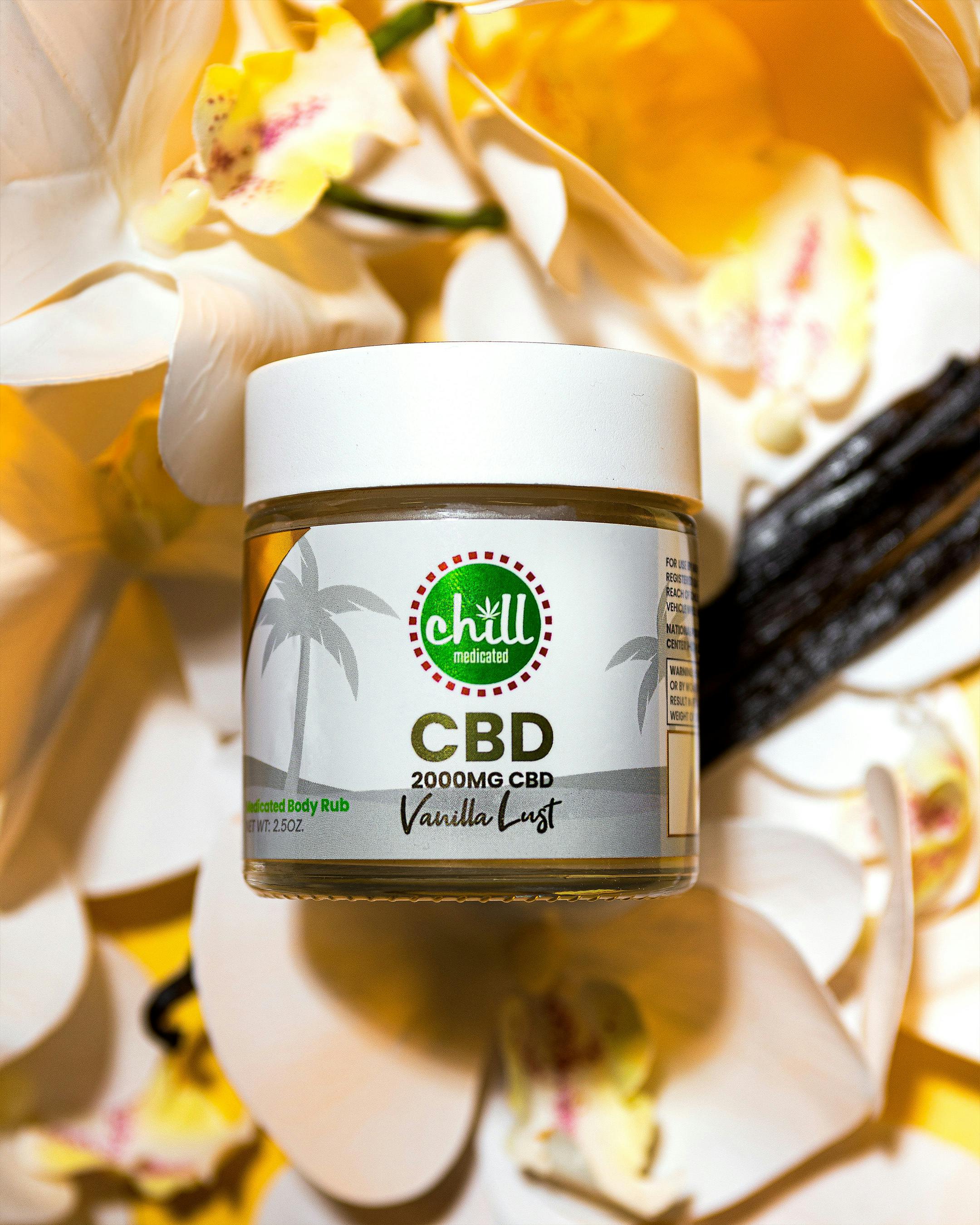 2000mg CBD | Vanilla Lust CBD Body Rub | REC - image 1