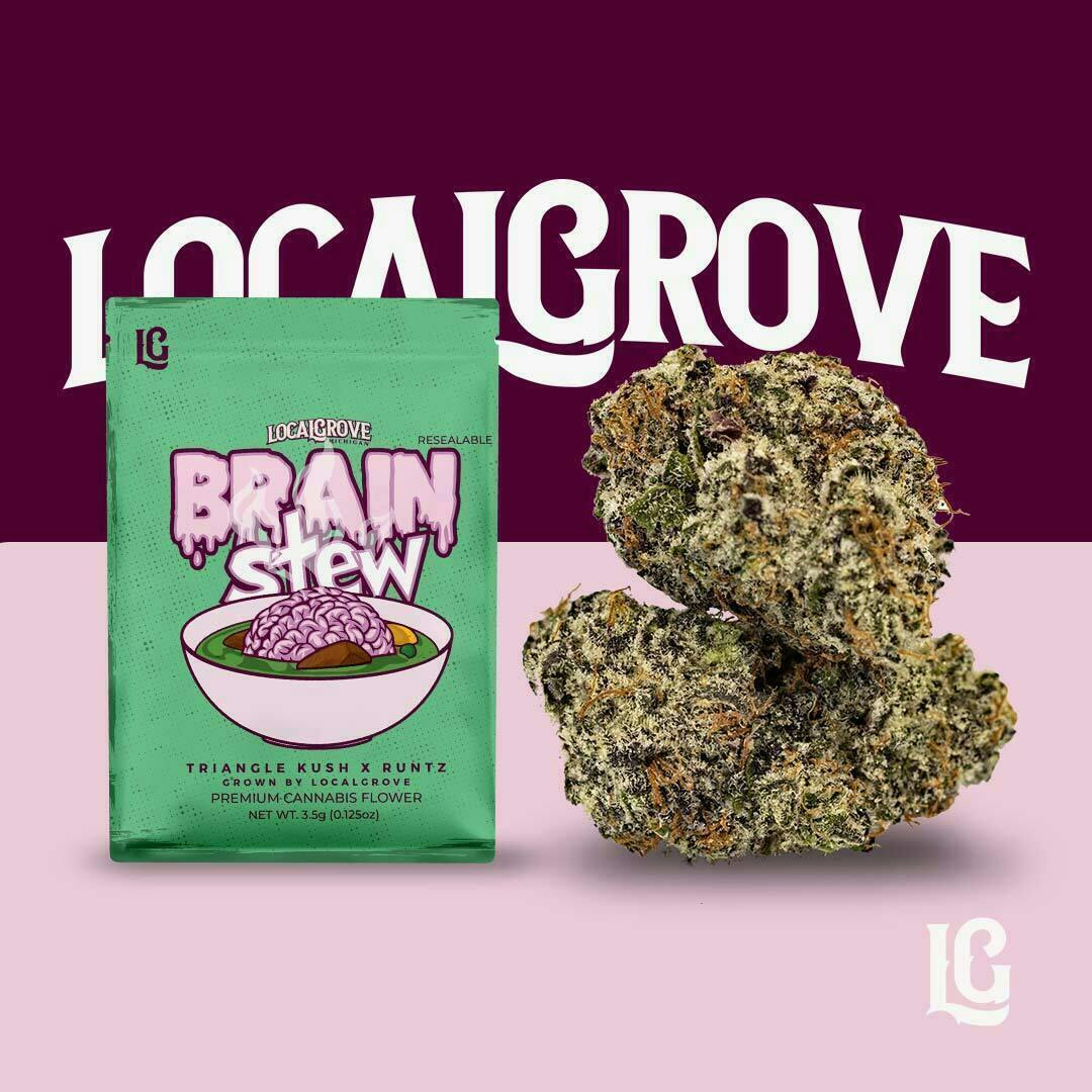 Local Grove Prepackaged Flower | Brain Stew | 3.5G - image 1