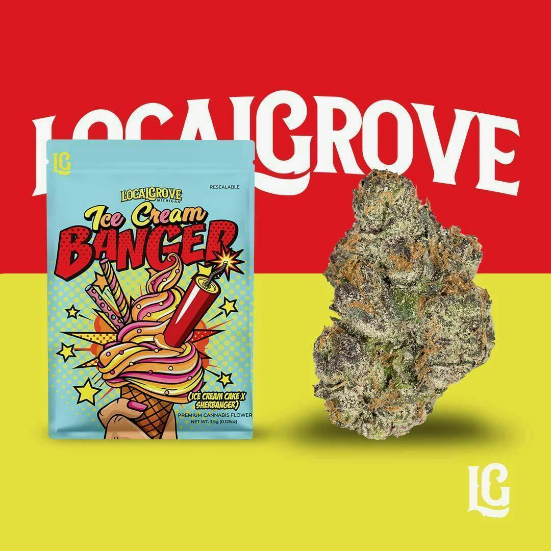 Local Grove Prepackaged Flower | Ice Cream Banger | 3.5G - image 1