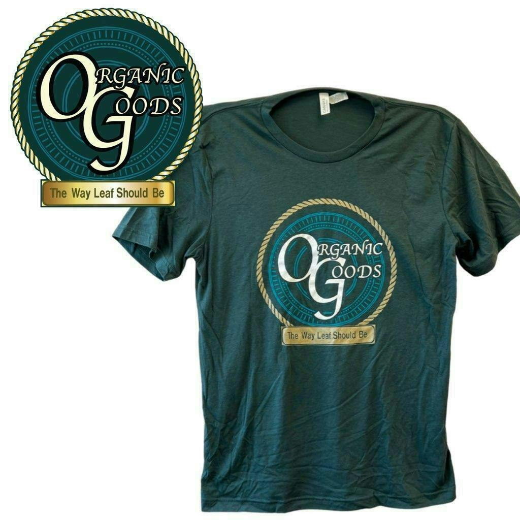 Organic Goods NEW Green with 3 Color Logo T-Shirt - image 1