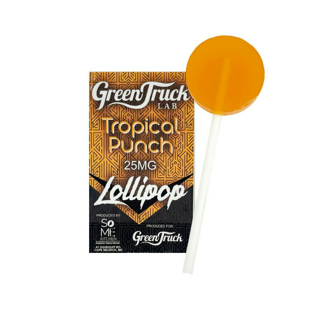 Premium Cannabis Lollipop - *Sugar Free* Tropical Punch (25 MG) - image 1