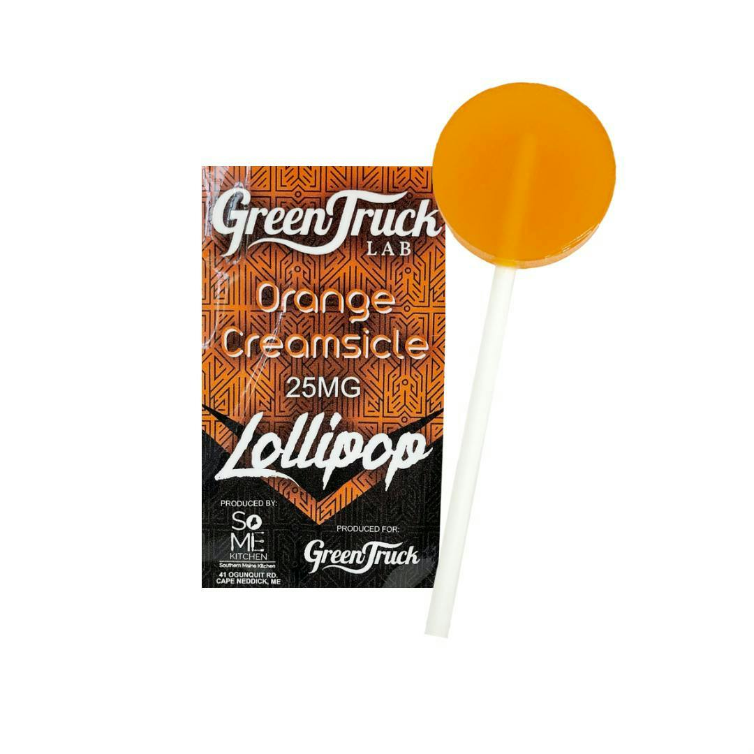 Premium Cannabis Lollipop - *Sugar Free* Orange Creamsicle (25 MG) - image 1