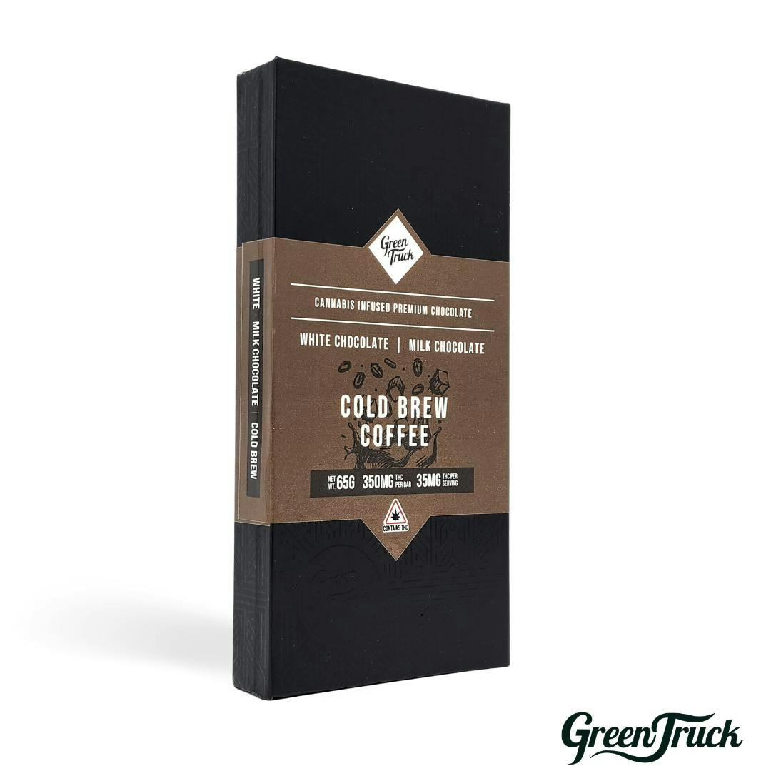 Premium Cannabis Chocolate Bar - Cold Brew Coffee (350 MG) - image 1