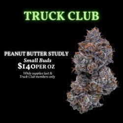 *Truck Club Member Exclusive* - Peanut Butter Studly - Small Buds Oz - $140 - image 1