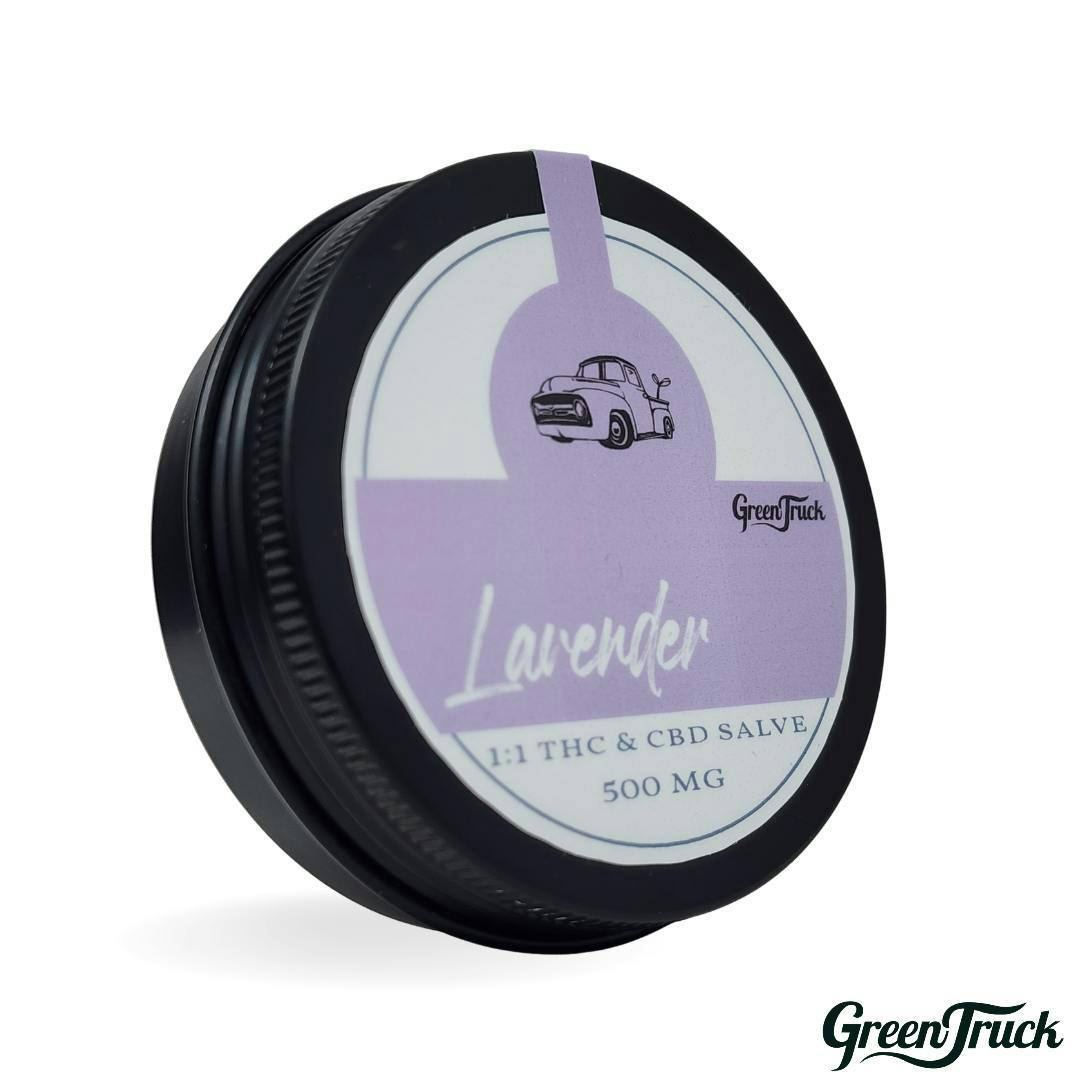 1:1 THC/CBD Salve - Lavender (500 MG THC/500 MG CBD) - image 1