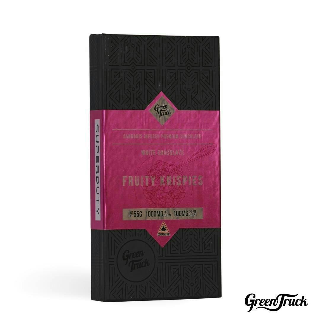 Premium Cannabis Chocolate Bar - Super Duty - Fruity Krispie (1000 MG) - image 1