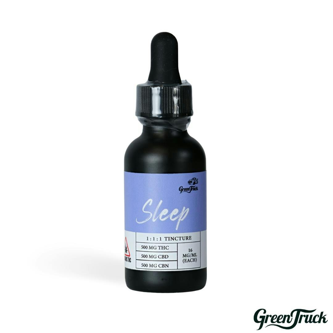1:1:1 CBN/RSO/CBD Sleep Tincture - Strawberry Banana - image 1