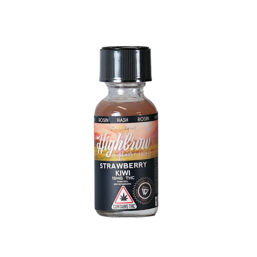 Strawberry Kiwi - Hash Rosin - THC Juice Beverage (10mg) - Highbrow - image 1