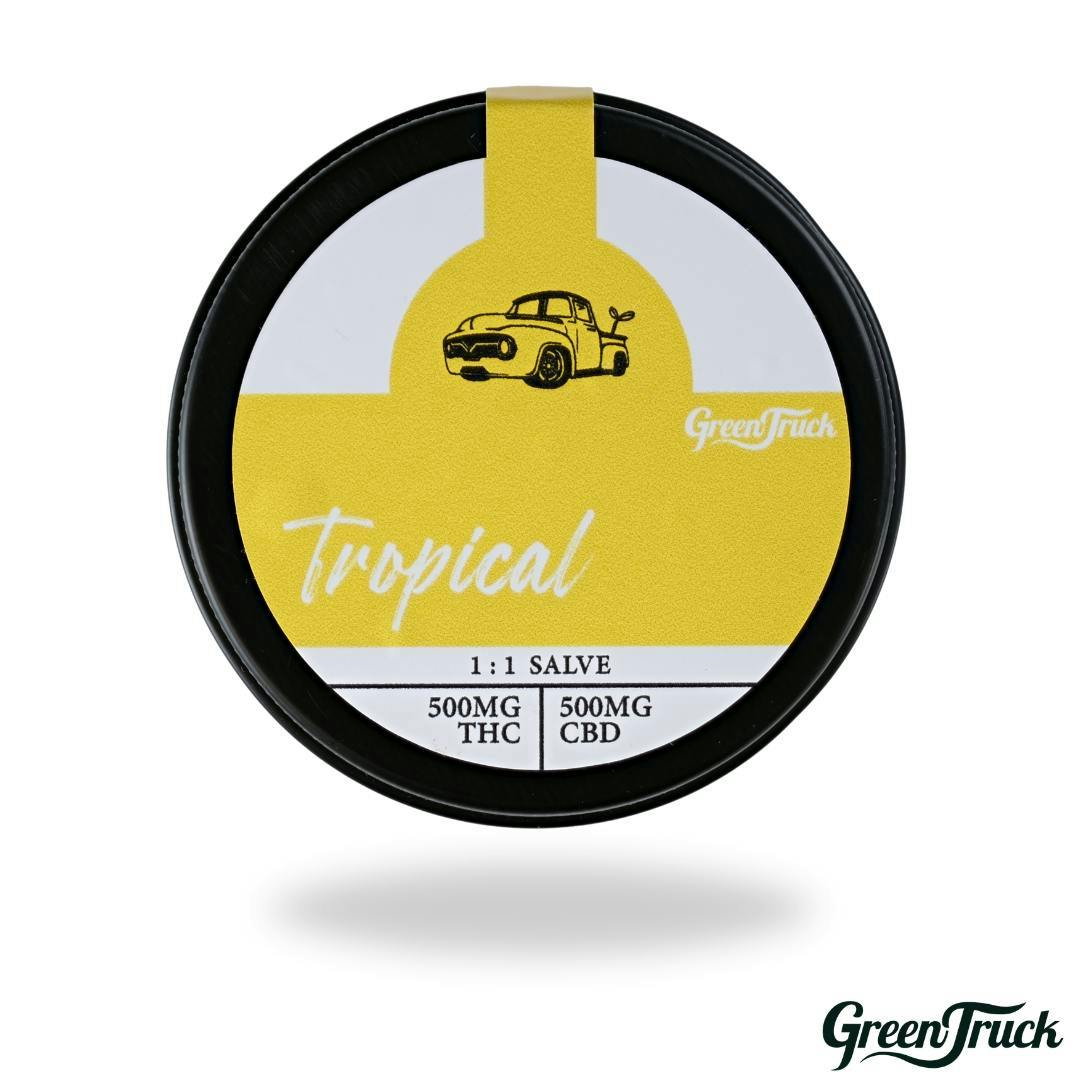 1:1 RSO/CBD Salve - Tropical (500 MG RSO/500 MG CBD) - image 1