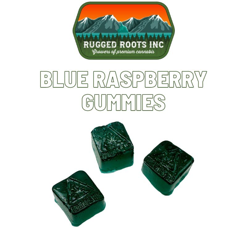 Rugged Roots+Tripp's - Blue Raspberry Gummies 100mg - image 1