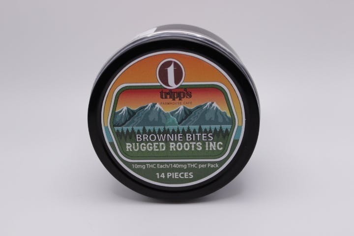 Rugged Roots+Tripp’s - Brownie Bites 140mg - image 1