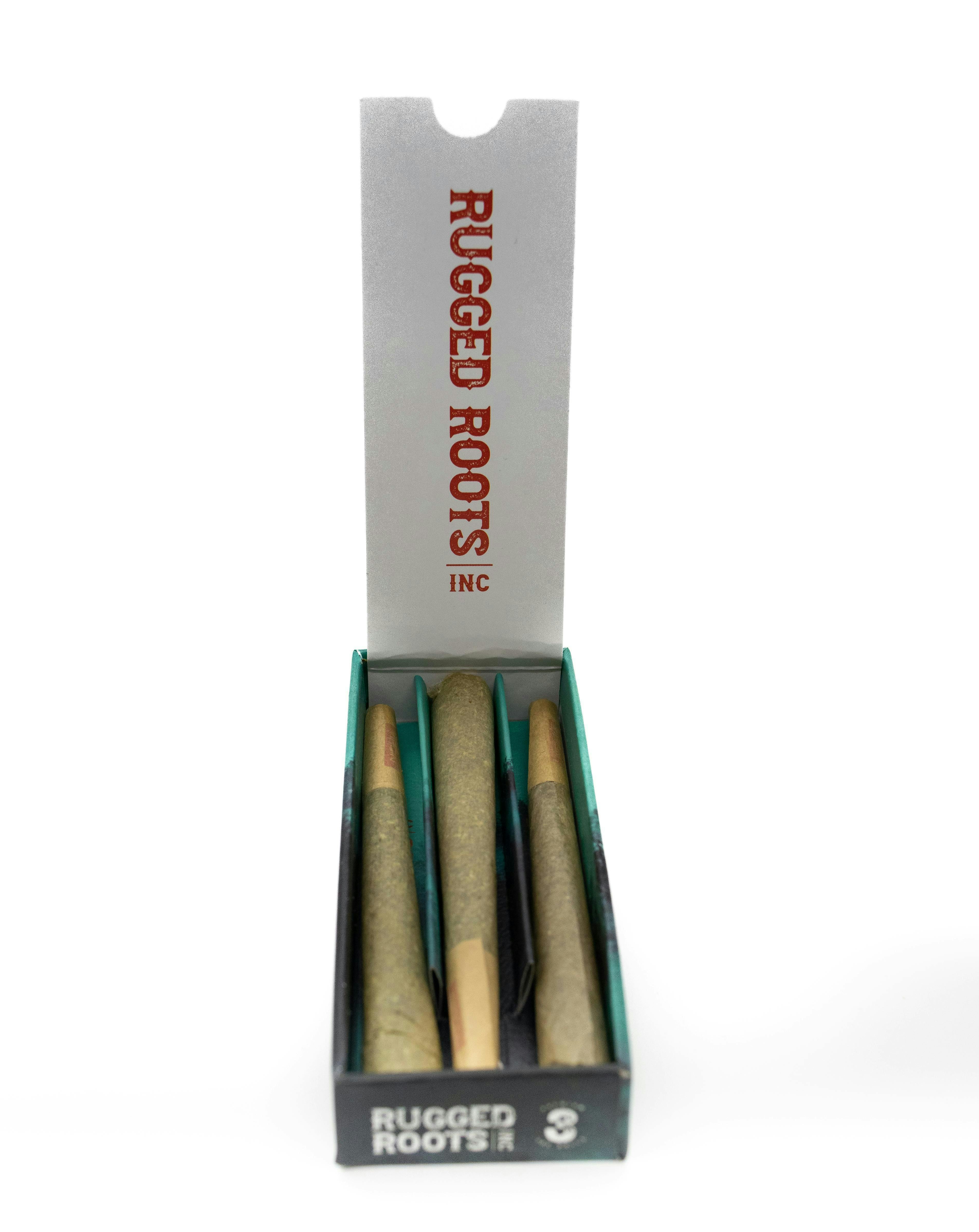 Rugged Roots - "OG" Pre Roll Pack 3g - image 1
