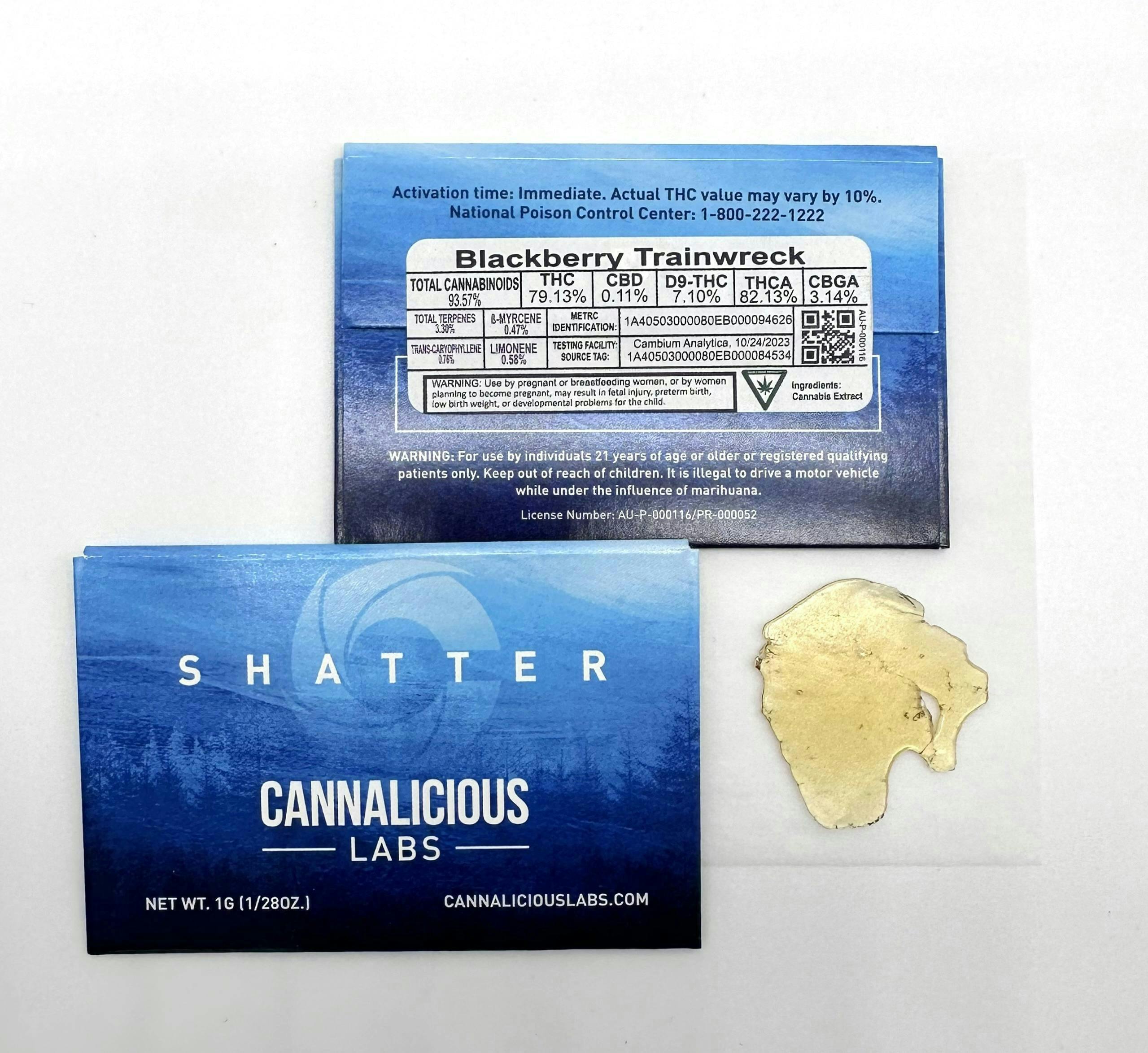 Blackberry Trainwreck Shatter - image 1