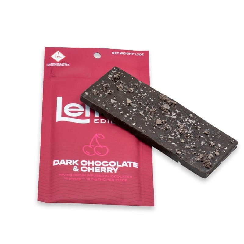 Leiffa - 100mg - Dark Chocolate & Cherry - Solventless Chocolate - image 1