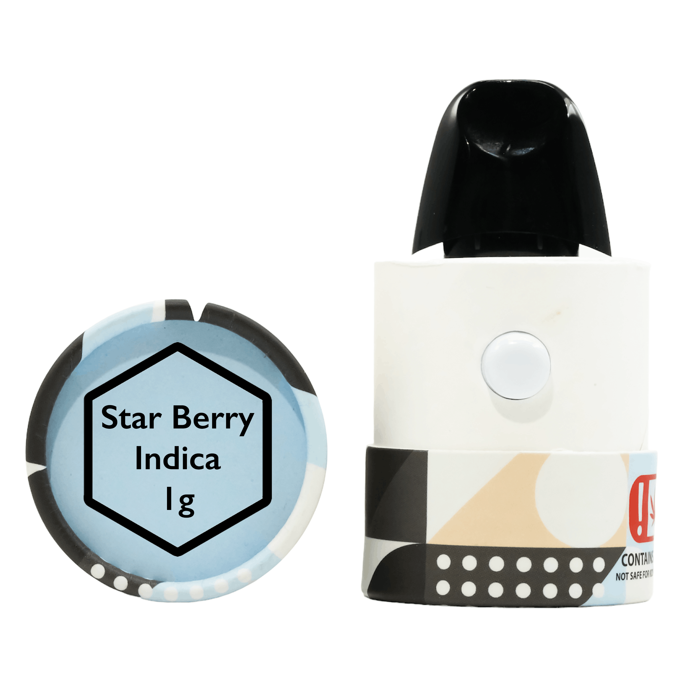 1g Bellos Pod Star Berry Indica - image 1