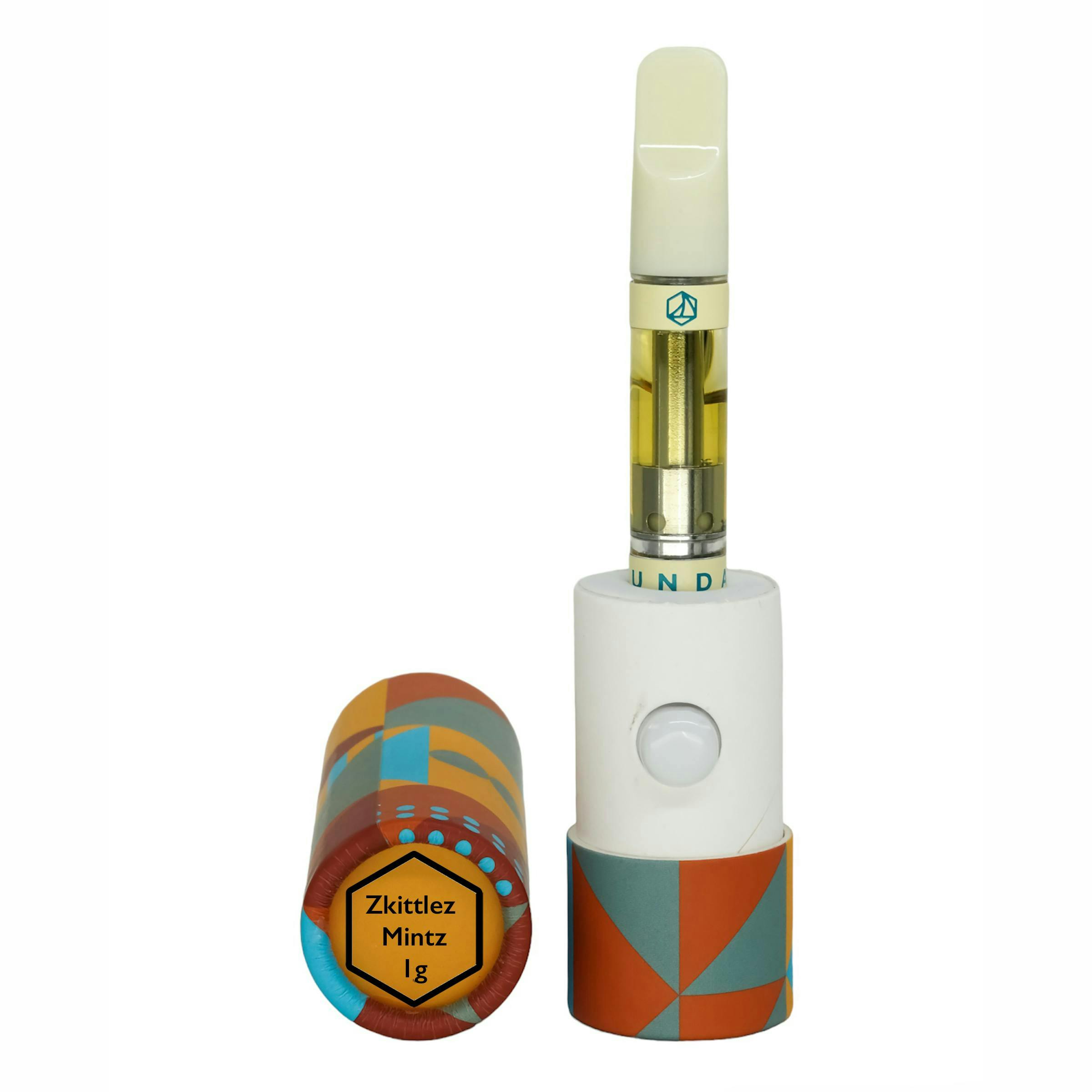 1g Cured Resin Cartridge Zkittlez Mintz - image 1