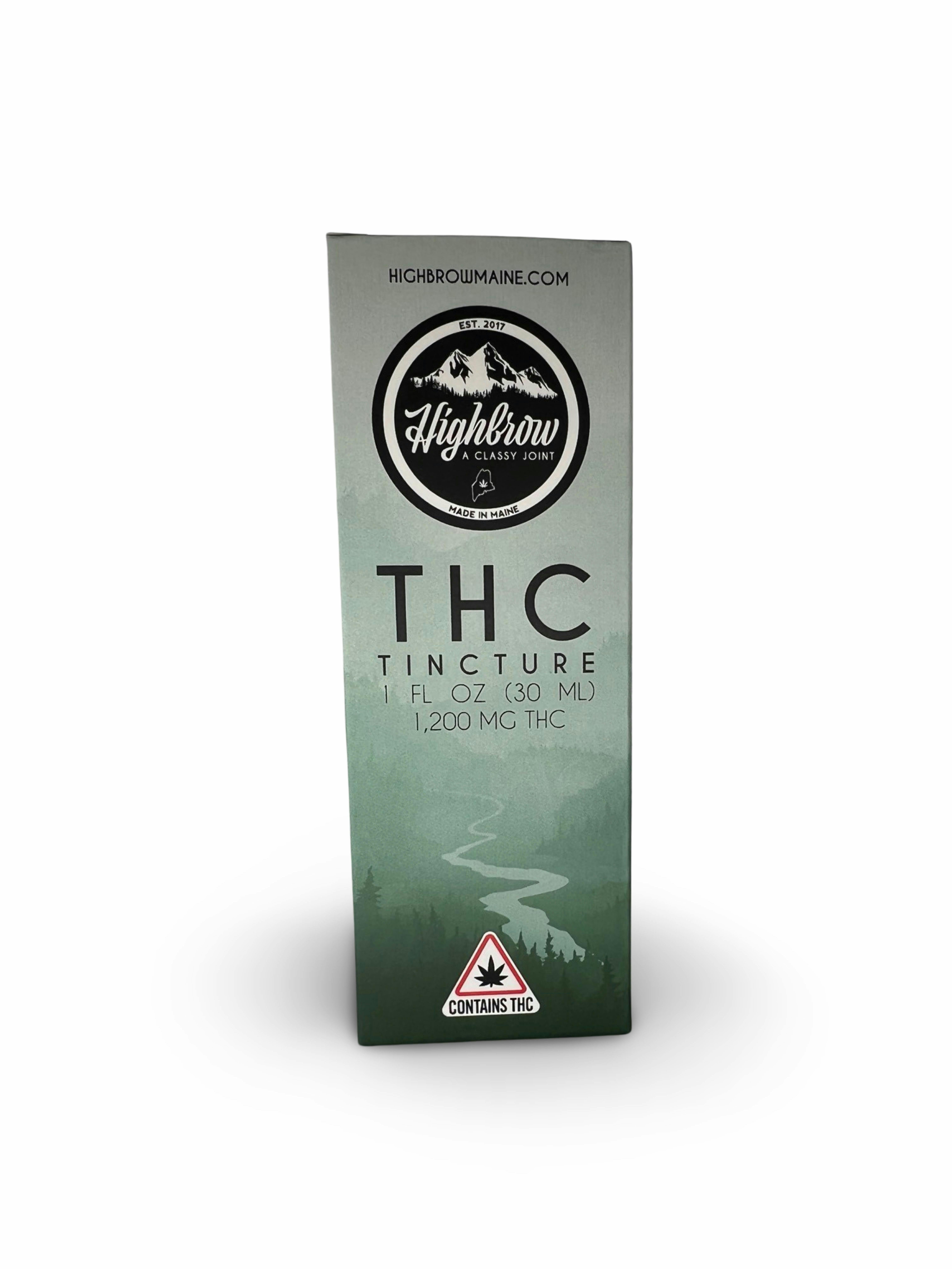 1,200mg THC Tincture - Highbrow - image 1