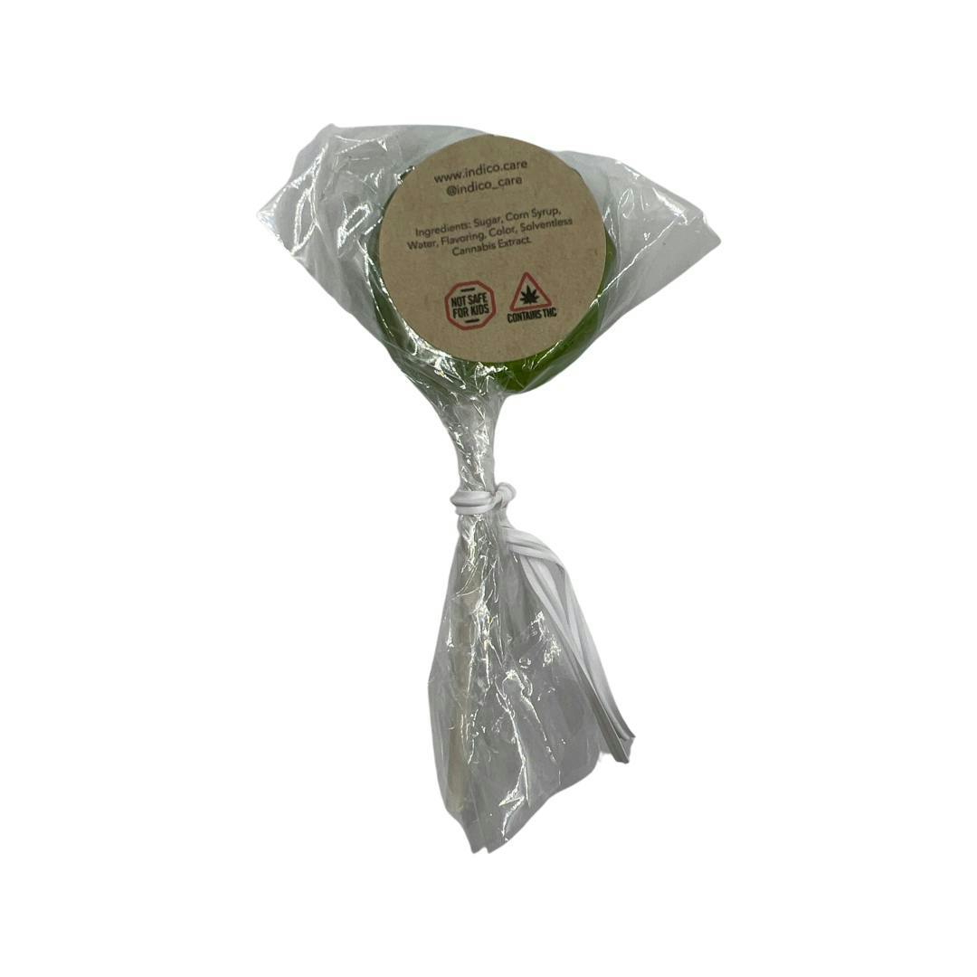 100mg Live Rosin Sour Apple Lollipop - image 1