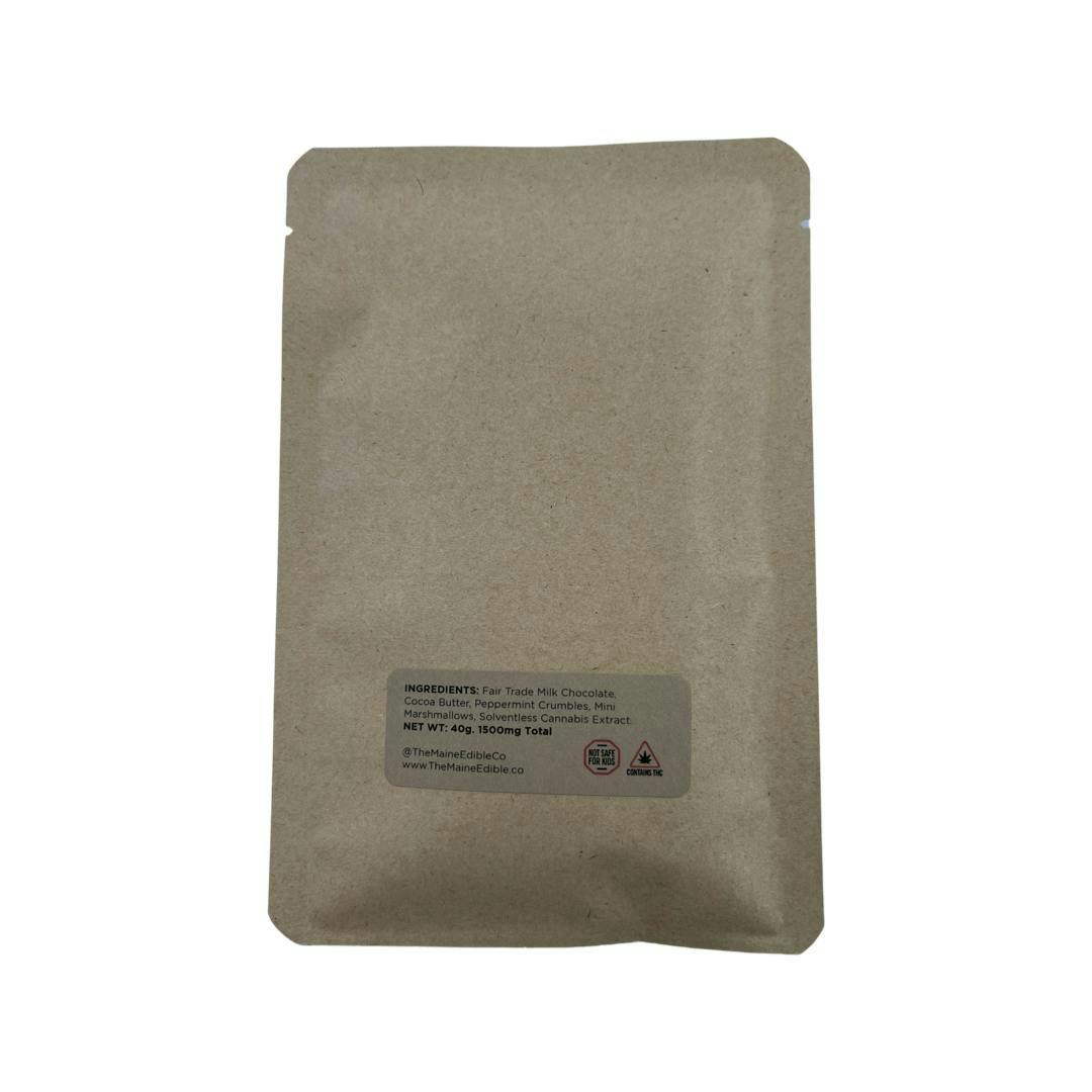 1500mg Pepermint Hot Coco Chocolate Bar- The Maine Edible co. - image 1