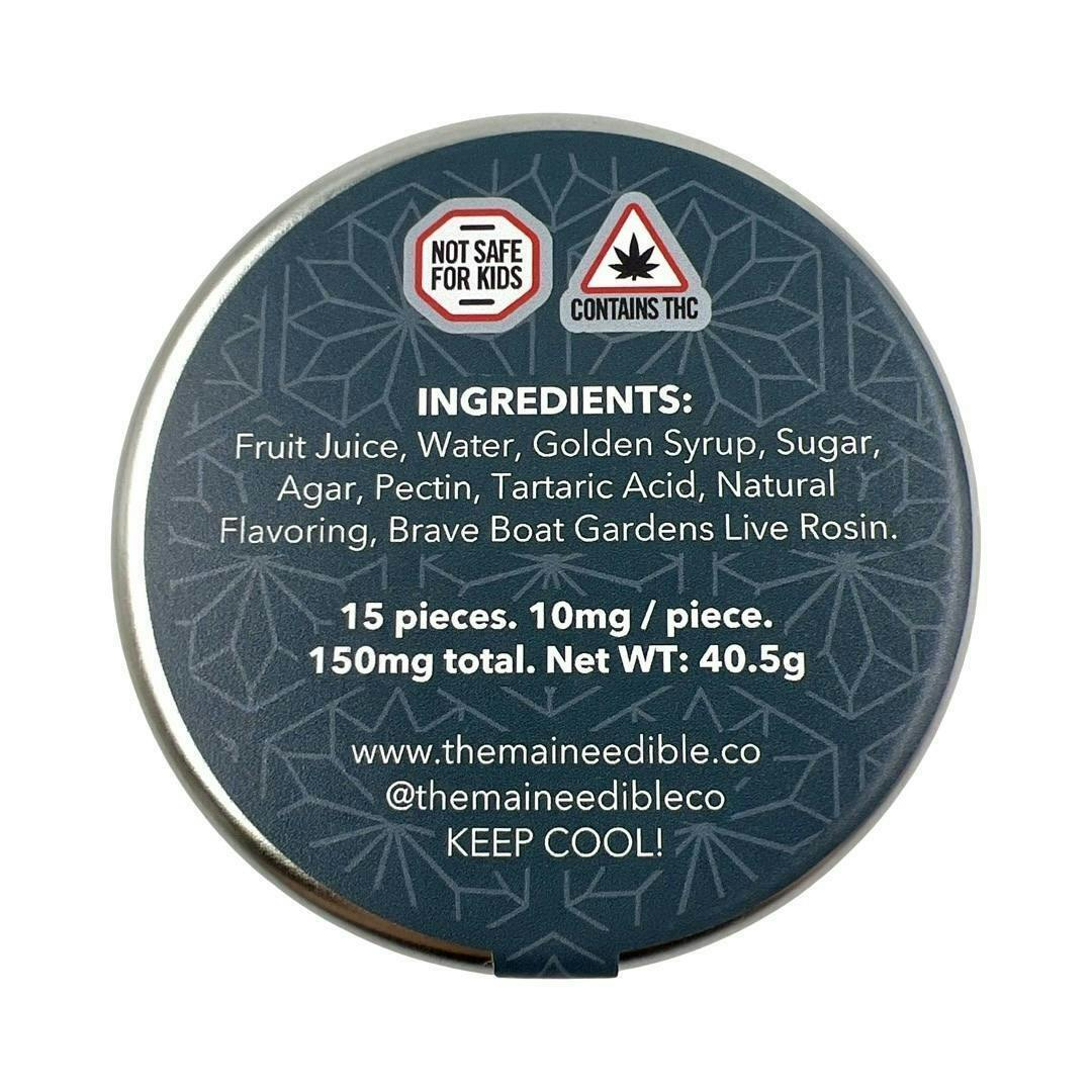 150mg Blueberry Gummies - The Maine Edible Co. + Brave Boat Gardens - image 1