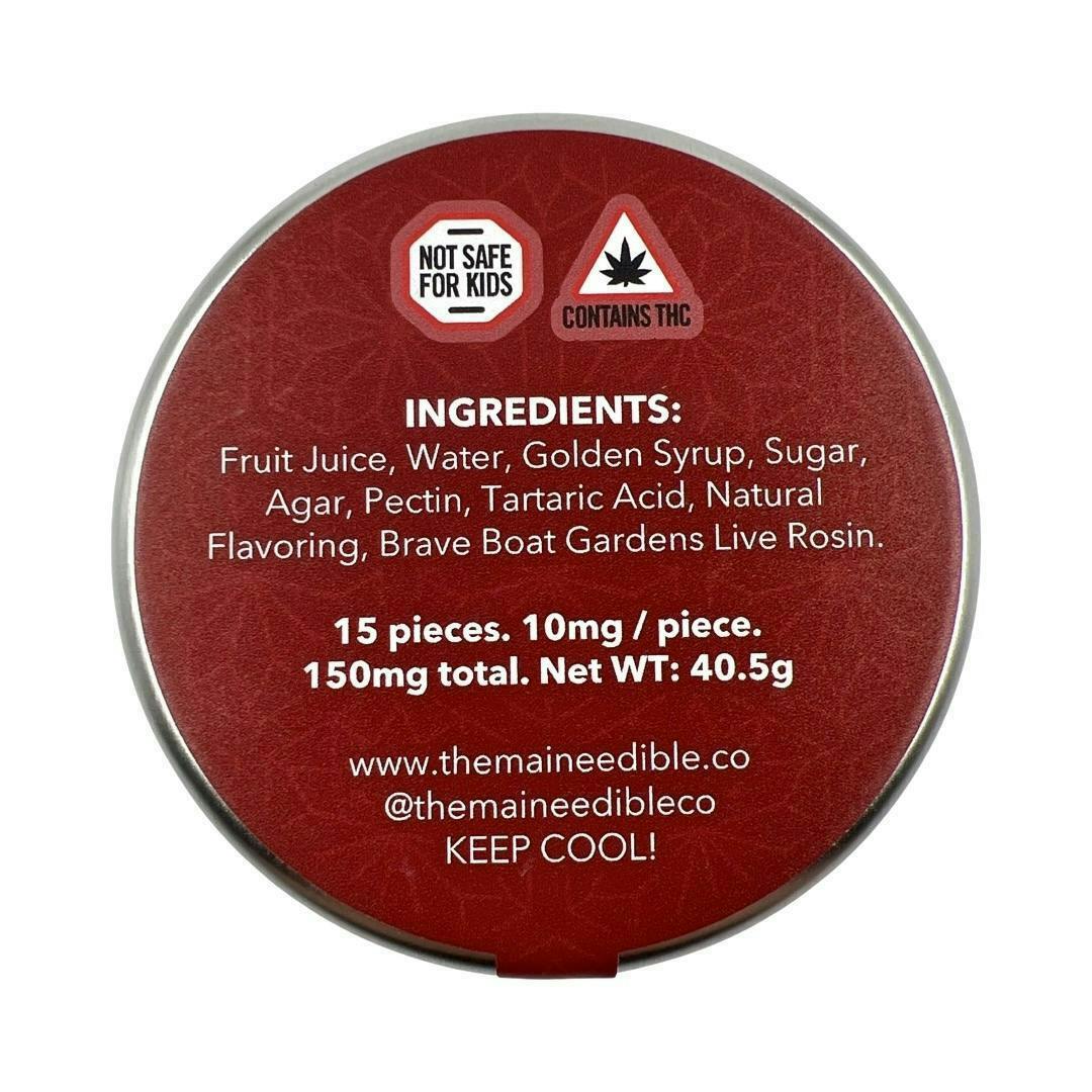 150mg Cherry Gummies - The Maine Edible Co. + Brave Boat Gardens - image 1