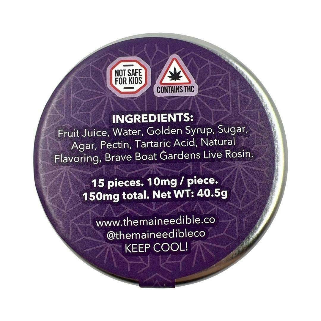 150mg Grape Gummies - The Maine Edible Co. + Brave Boat Gardens - image 1
