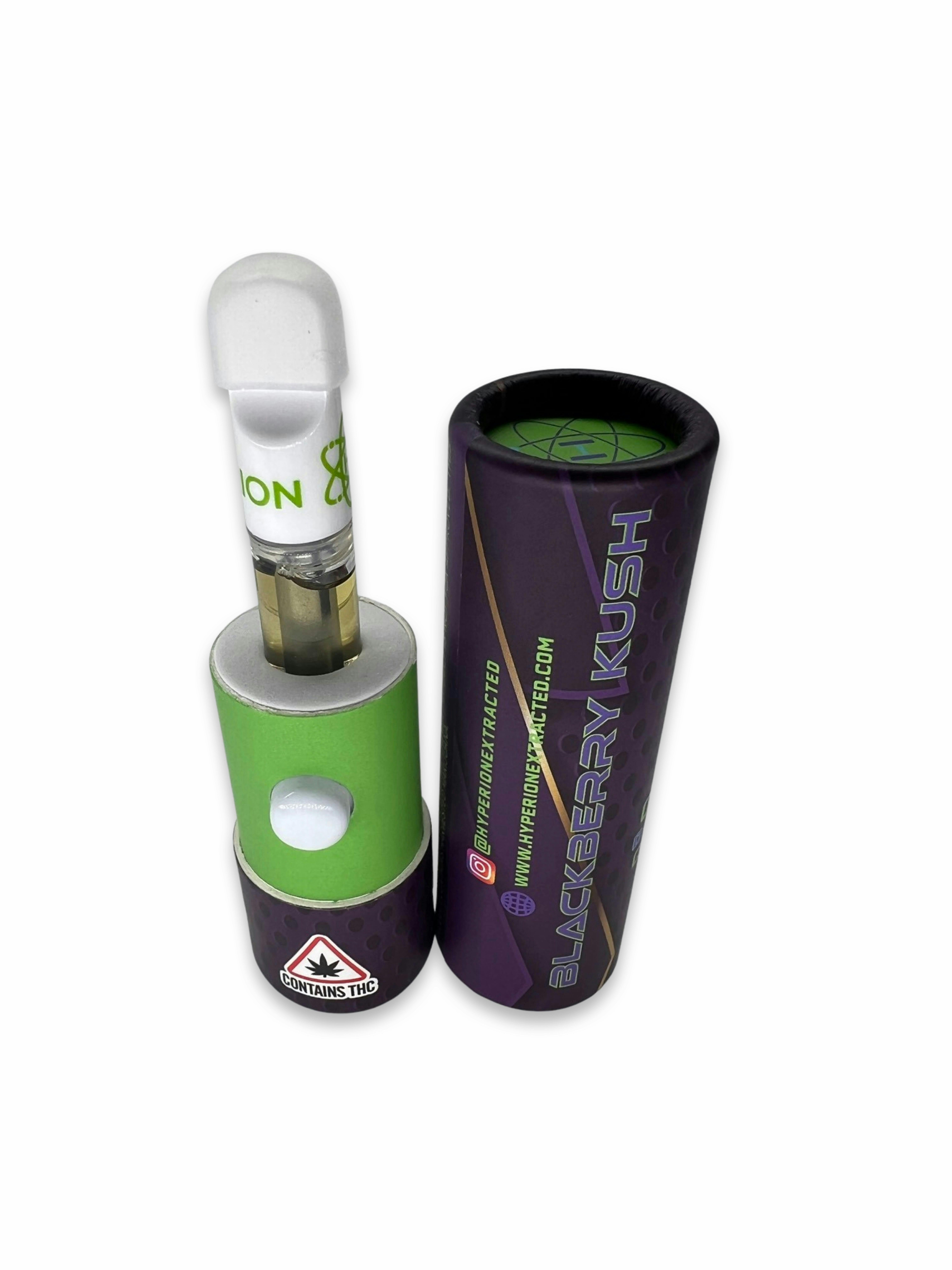 1g Blackberry Kush Distillate Cartridge - Hyperion - image 1